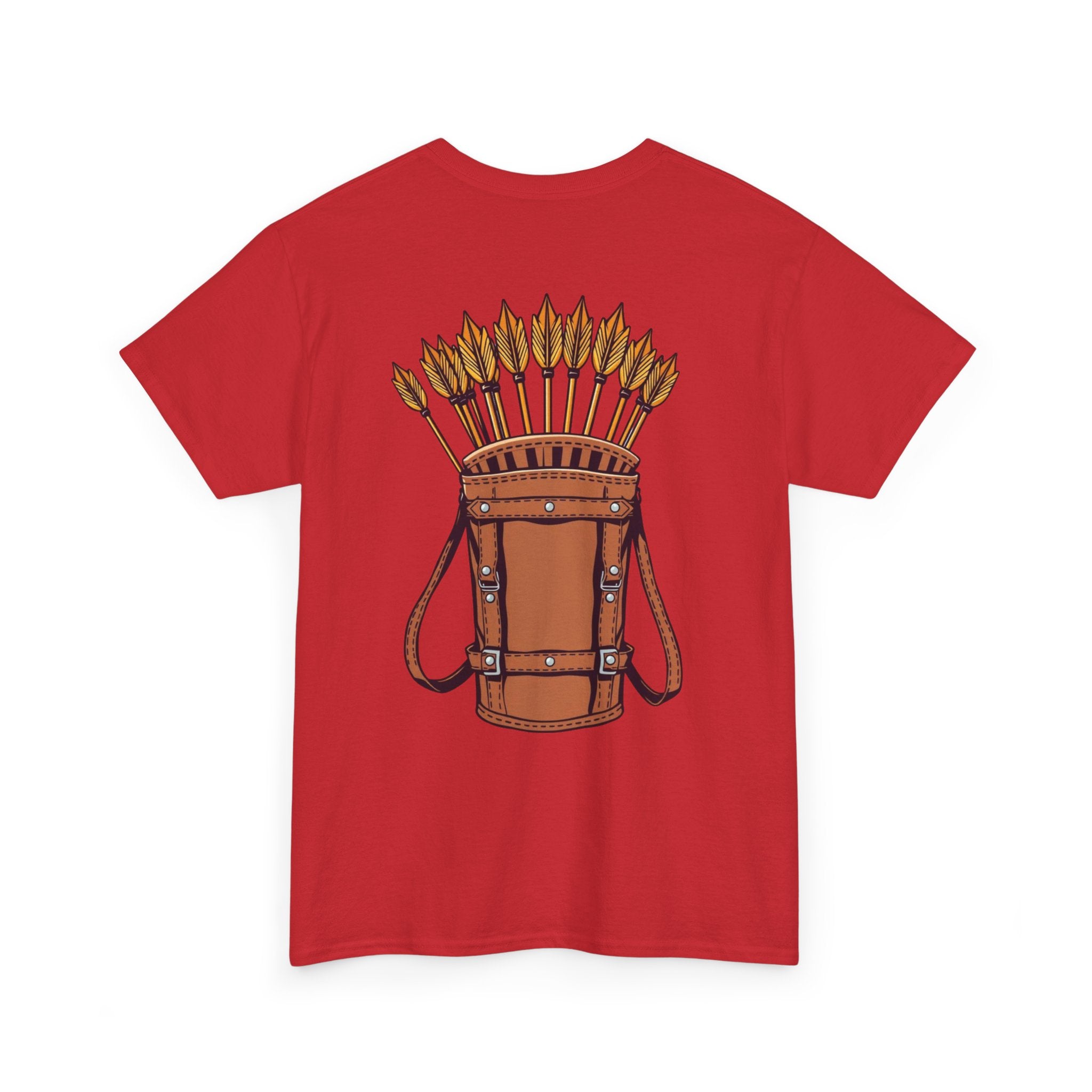 Robin Hood-Inspired Unisex Heavy Cotton Tee, Gamer Gift, Fantasy T-Shirt, Geeky Apparel, Celebration Wear, Unique Costume Tee