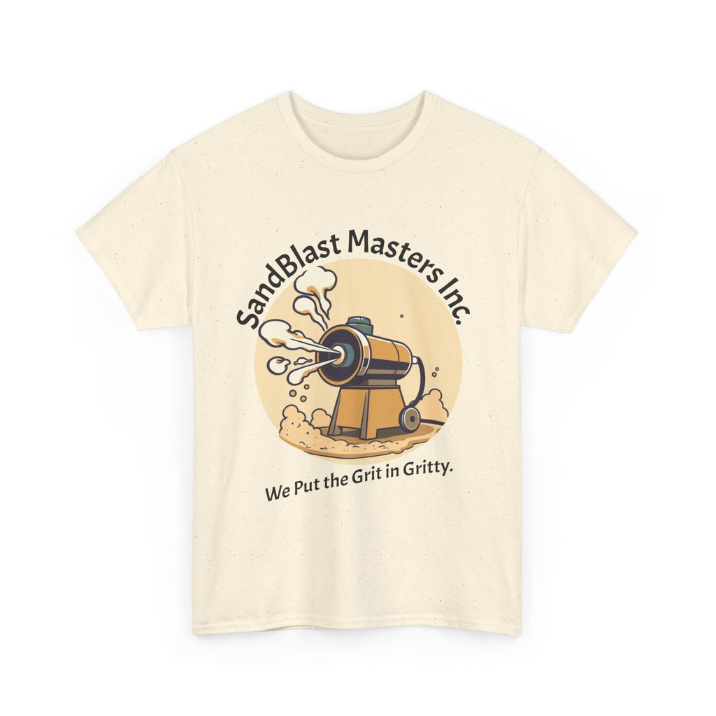 Sandblast Masters Inc. Unisex Heavy Cotton Tee - Casual Workwear, Graphic Tee, Gritty T-Shirt, Creative Gift, Comfortable Everyday Wear