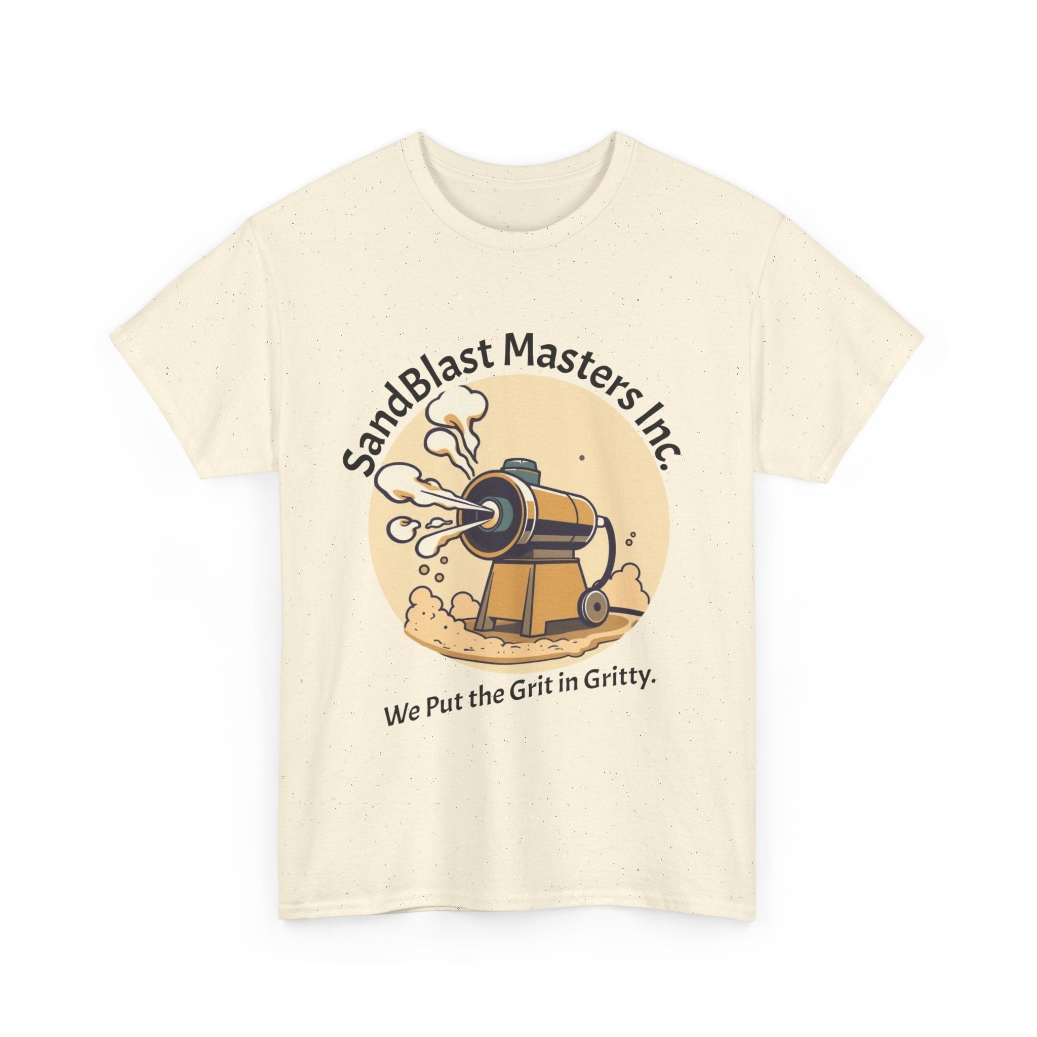 Sandblast Masters Inc. Unisex Heavy Cotton Tee - Casual Workwear, Graphic Tee, Gritty T-Shirt, Creative Gift, Comfortable Everyday Wear
