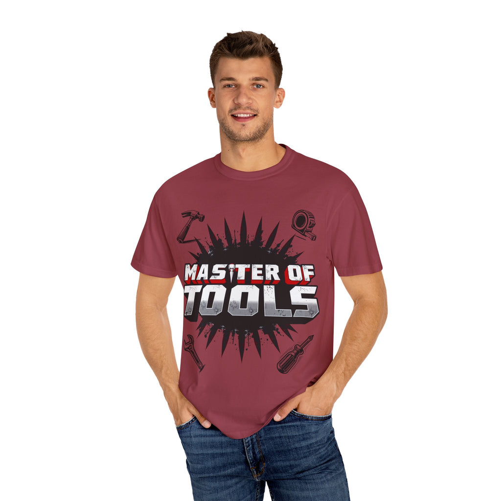 Master of Tools Unisex T-Shirt | Gift for DIY Enthusiasts | Crafting, Birthdays, Father's Day, Construction