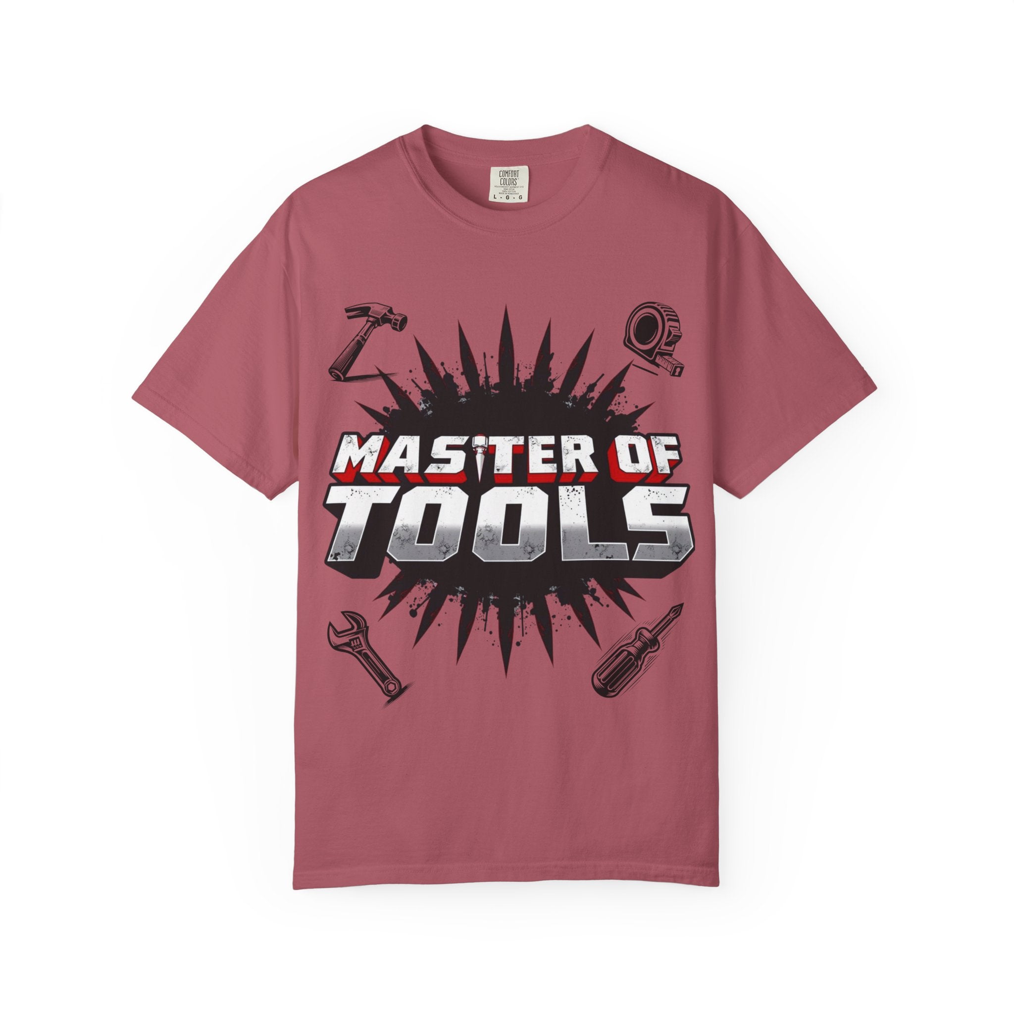 Master of Tools Unisex T-Shirt | Gift for DIY Enthusiasts | Crafting, Birthdays, Father's Day, Construction