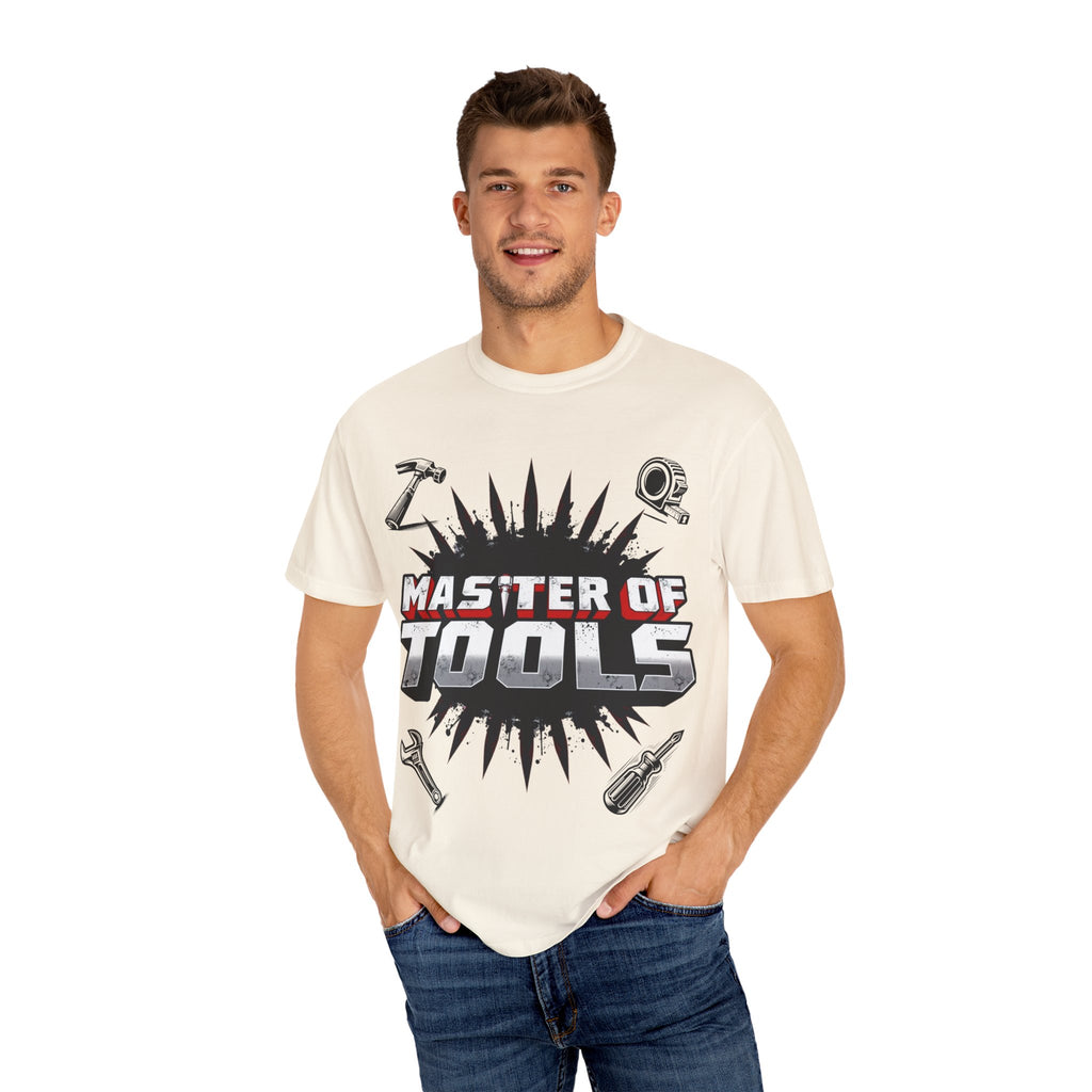 Master of Tools Unisex T-Shirt | Gift for DIY Enthusiasts | Crafting, Birthdays, Father's Day, Construction
