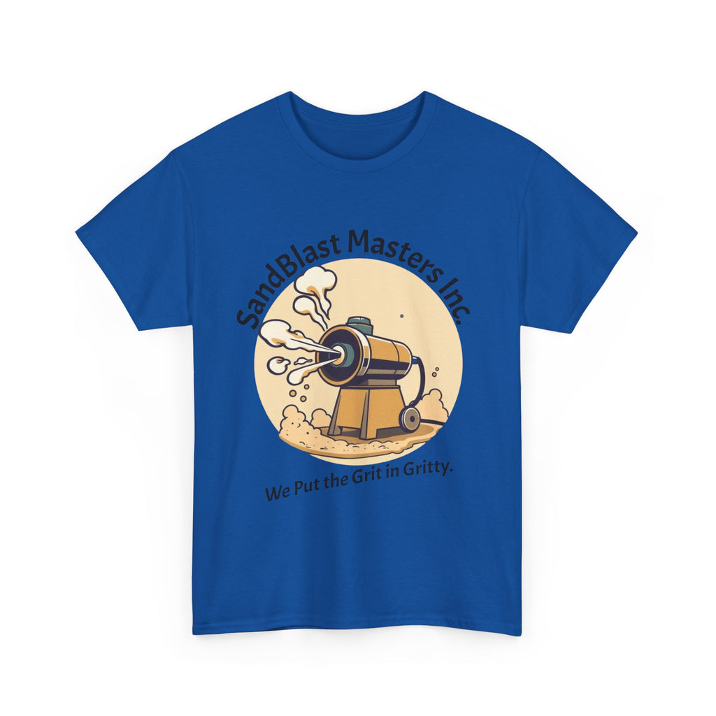 Sandblast Masters Inc. Unisex Heavy Cotton Tee - Casual Workwear, Graphic Tee, Gritty T-Shirt, Creative Gift, Comfortable Everyday Wear
