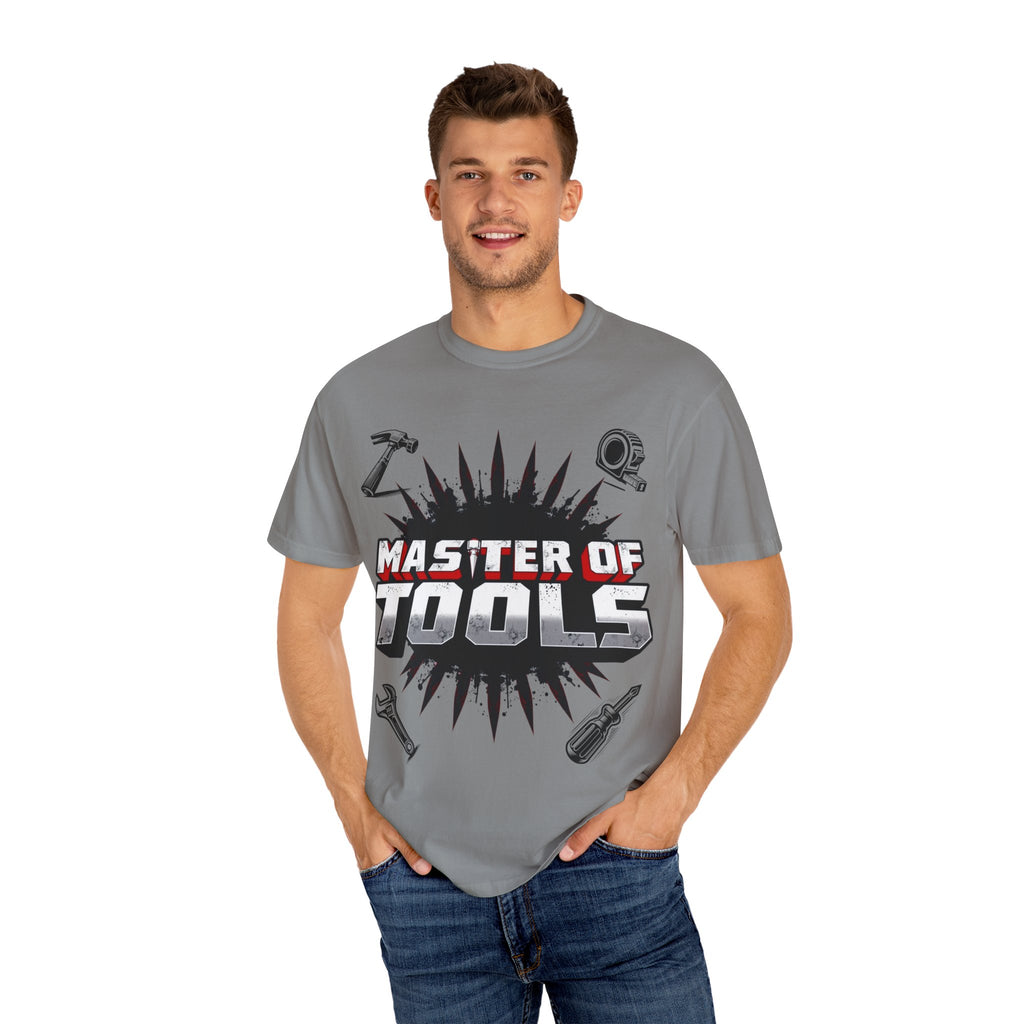Master of Tools Unisex T-Shirt | Gift for DIY Enthusiasts | Crafting, Birthdays, Father's Day, Construction