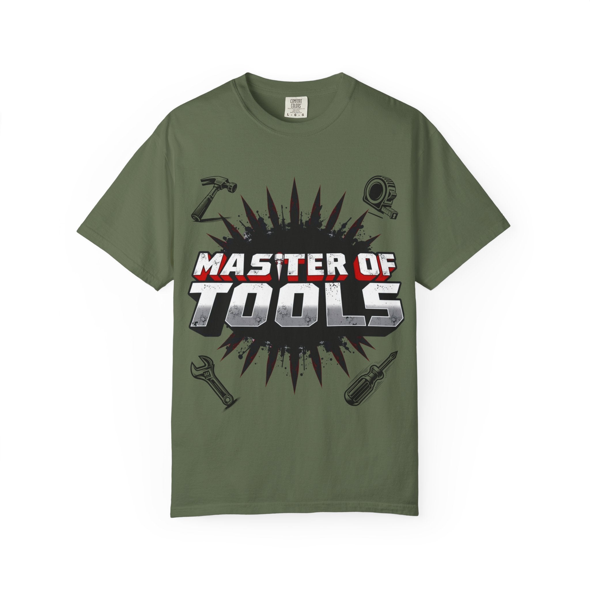 Master of Tools Unisex T-Shirt | Gift for DIY Enthusiasts | Crafting, Birthdays, Father's Day, Construction