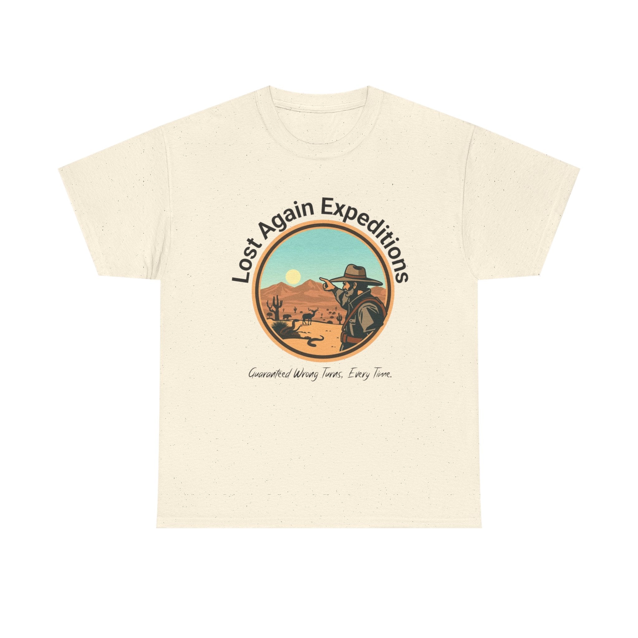 Vintage Adventure Graphic Tee, Lost Again Expeditions Shirt, Travel T-shirt, Unisex Cotton Top, Perfect Gift for Explorers