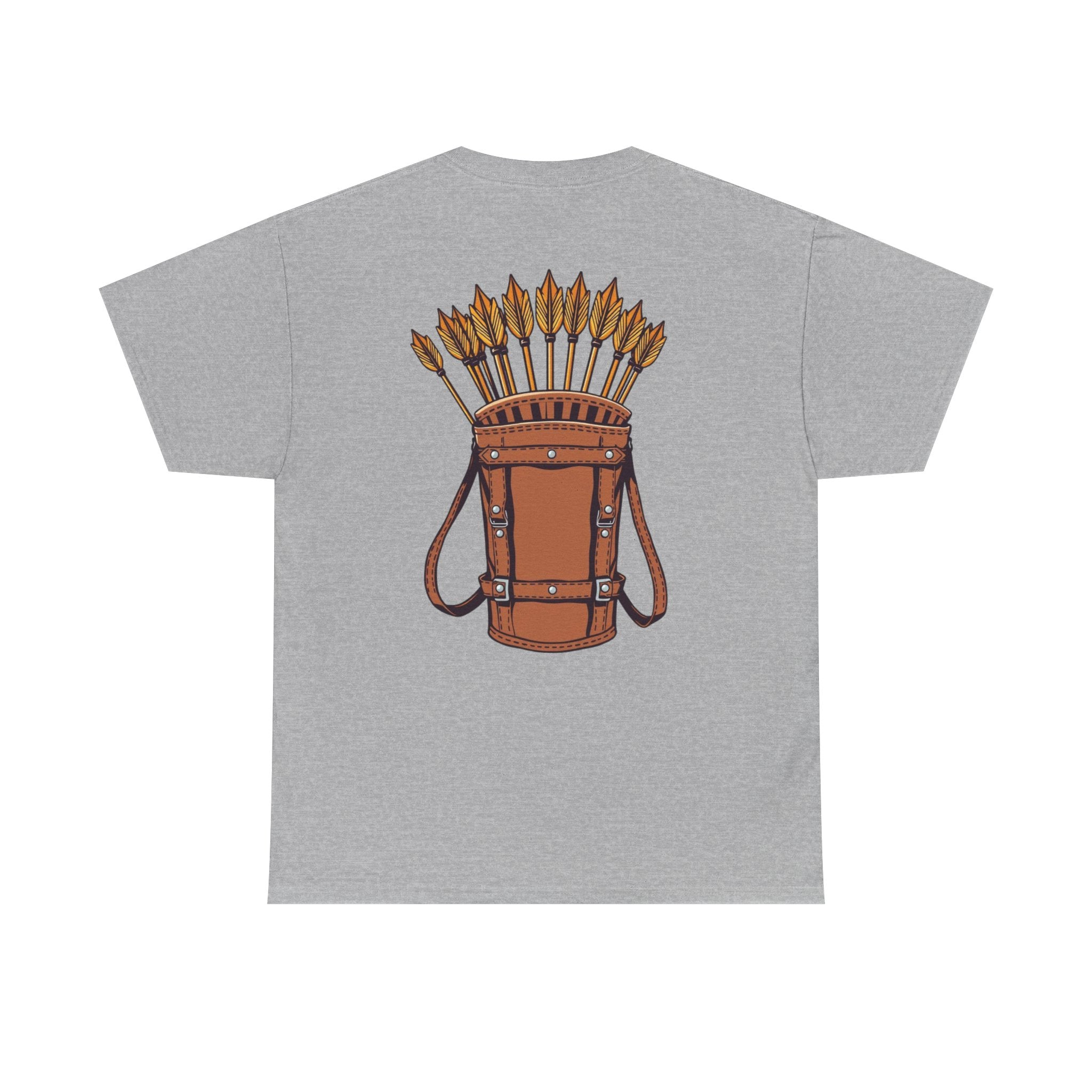 Robin Hood-Inspired Unisex Heavy Cotton Tee, Gamer Gift, Fantasy T-Shirt, Geeky Apparel, Celebration Wear, Unique Costume Tee