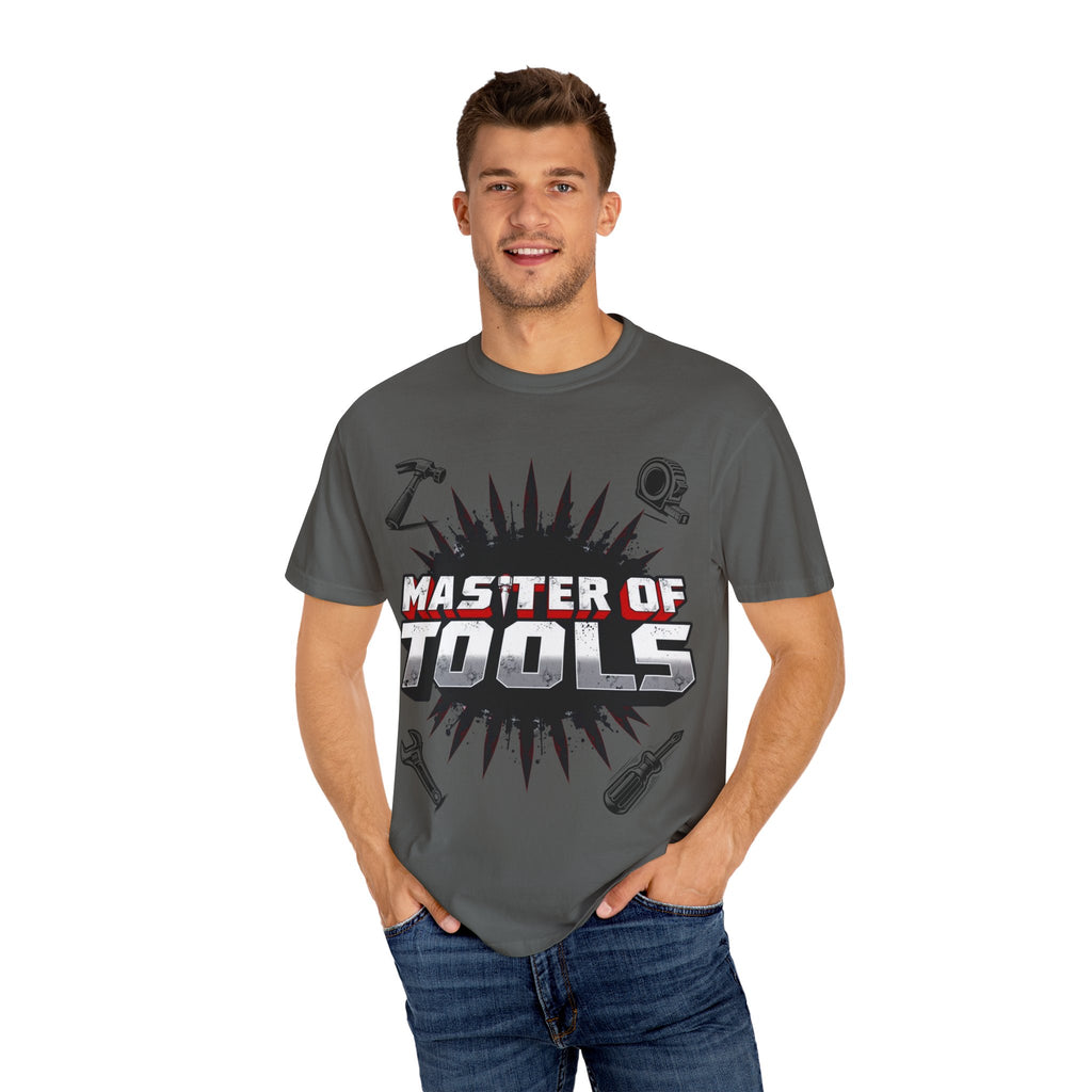 Master of Tools Unisex T-Shirt | Gift for DIY Enthusiasts | Crafting, Birthdays, Father's Day, Construction