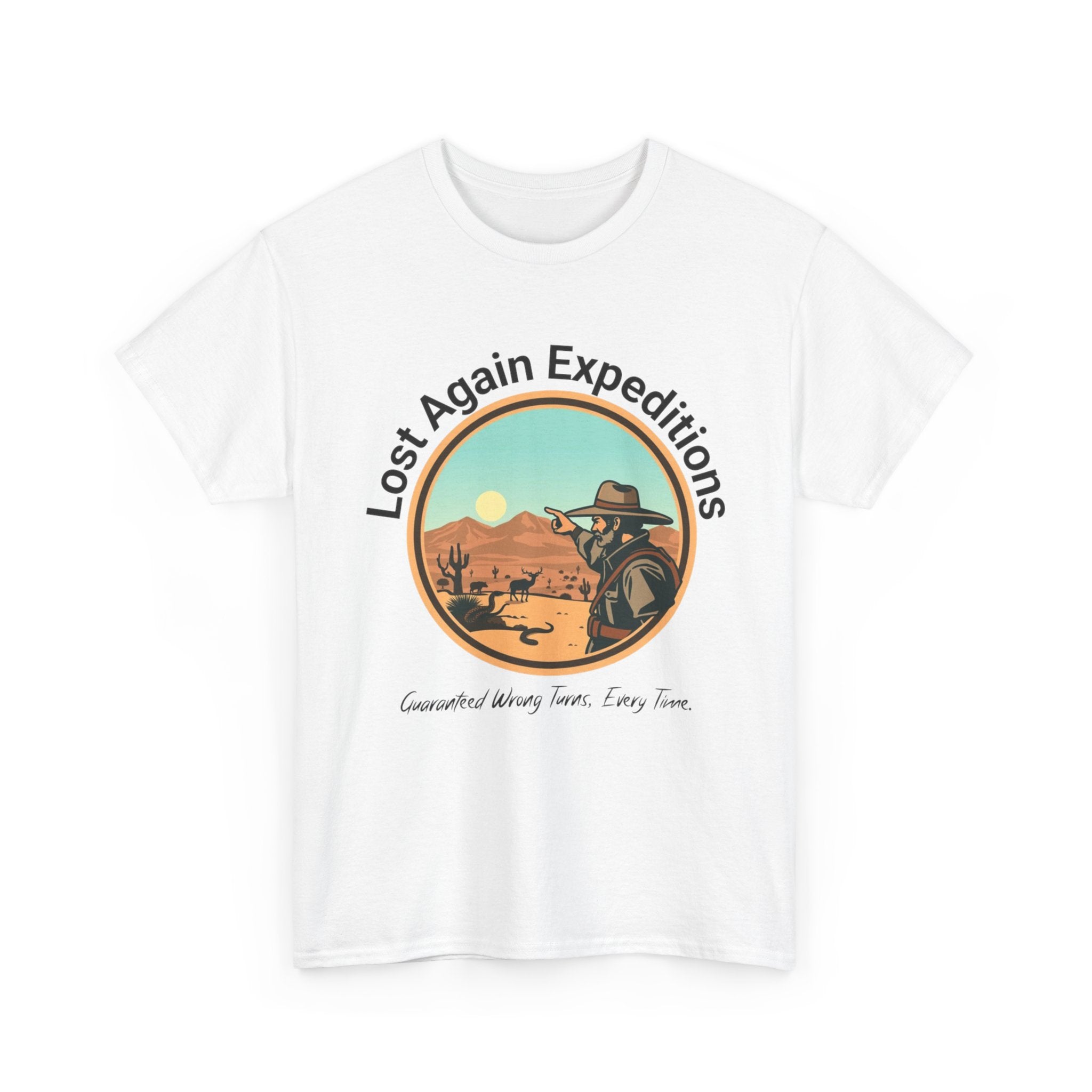 Vintage Adventure Graphic Tee, Lost Again Expeditions Shirt, Travel T-shirt, Unisex Cotton Top, Perfect Gift for Explorers