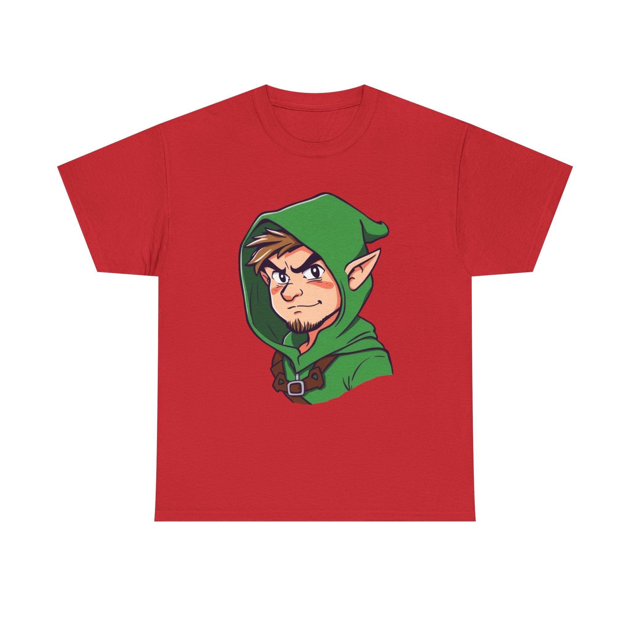 Robin Hood-Inspired Unisex Heavy Cotton Tee, Gamer Gift, Fantasy T-Shirt, Geeky Apparel, Celebration Wear, Unique Costume Tee