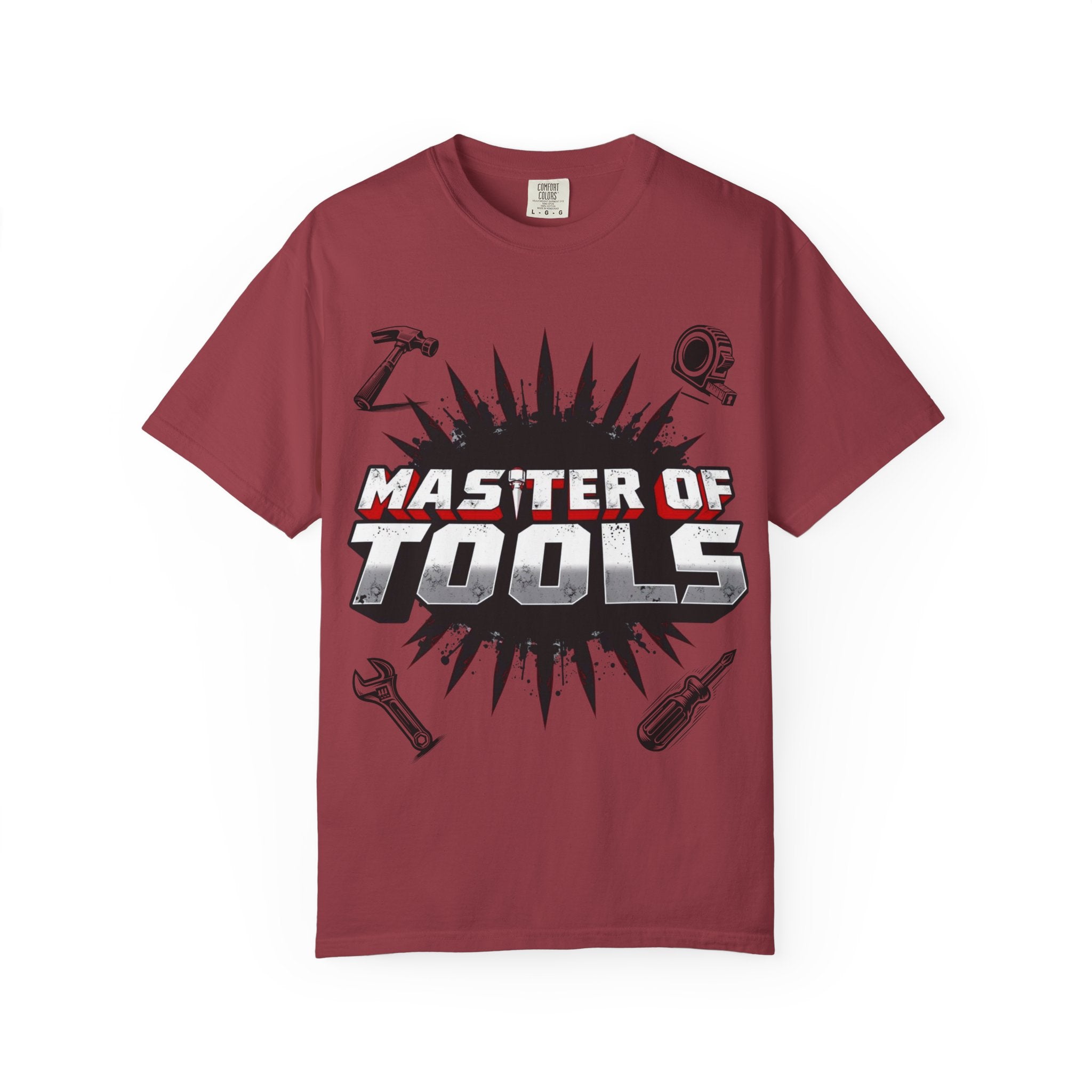 Master of Tools Unisex T-Shirt | Gift for DIY Enthusiasts | Crafting, Birthdays, Father's Day, Construction