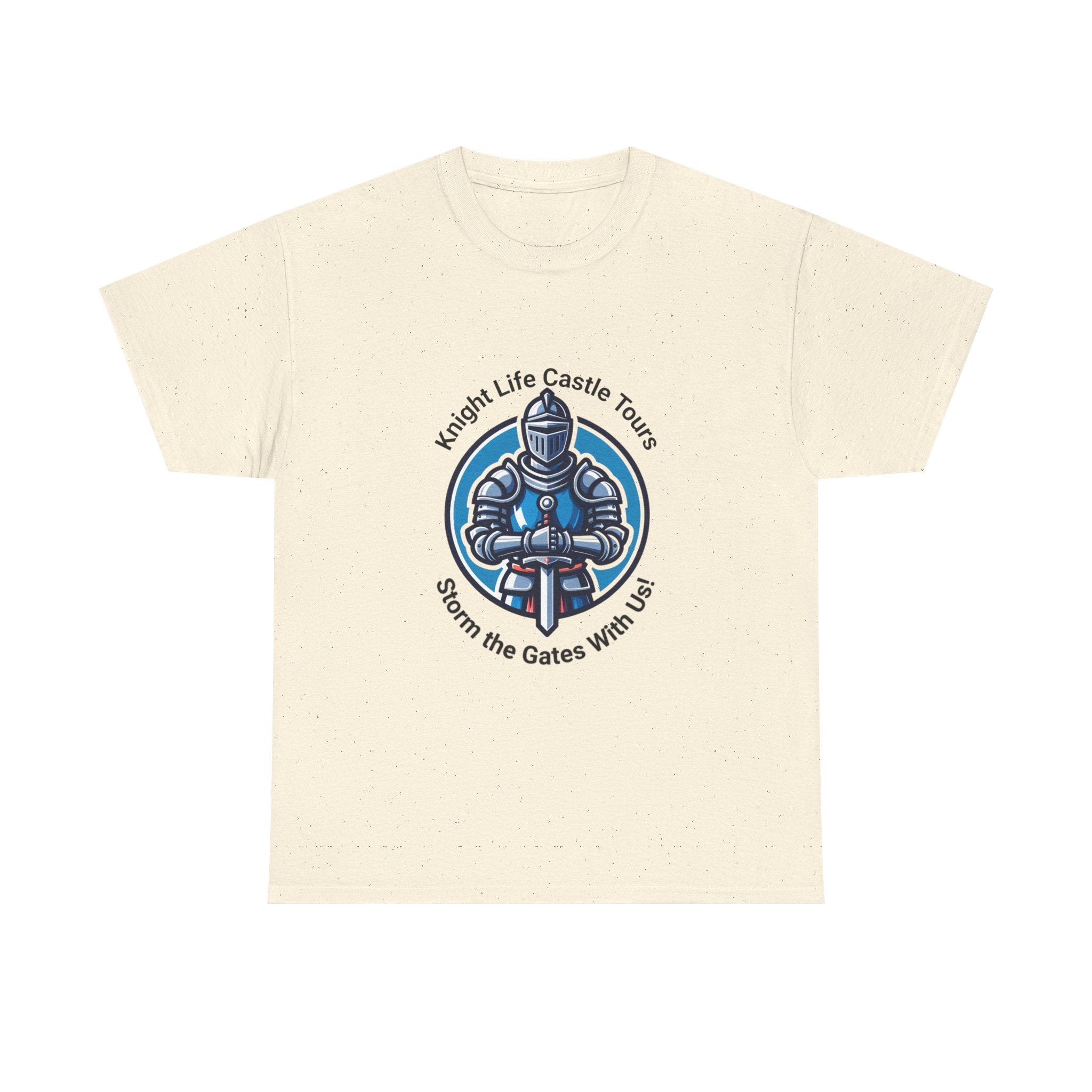 Knight Life Castle Tour Tee, Funny Graphic T-Shirt, Unisex Cotton Tee, Gift for Gamers, Summer Casual Wear, Adventure Theme Shirt