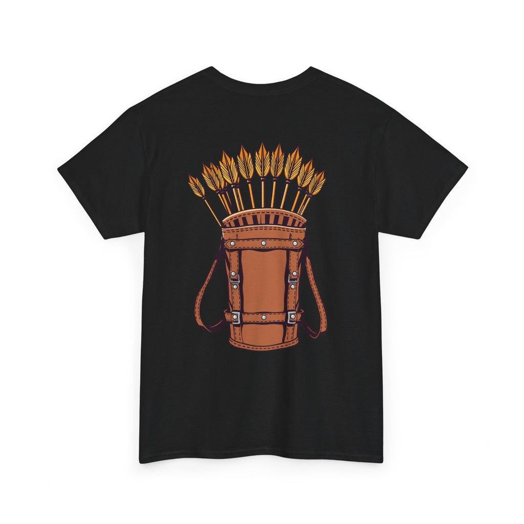 Robin Hood-Inspired Unisex Heavy Cotton Tee, Gamer Gift, Fantasy T-Shirt, Geeky Apparel, Celebration Wear, Unique Costume Tee