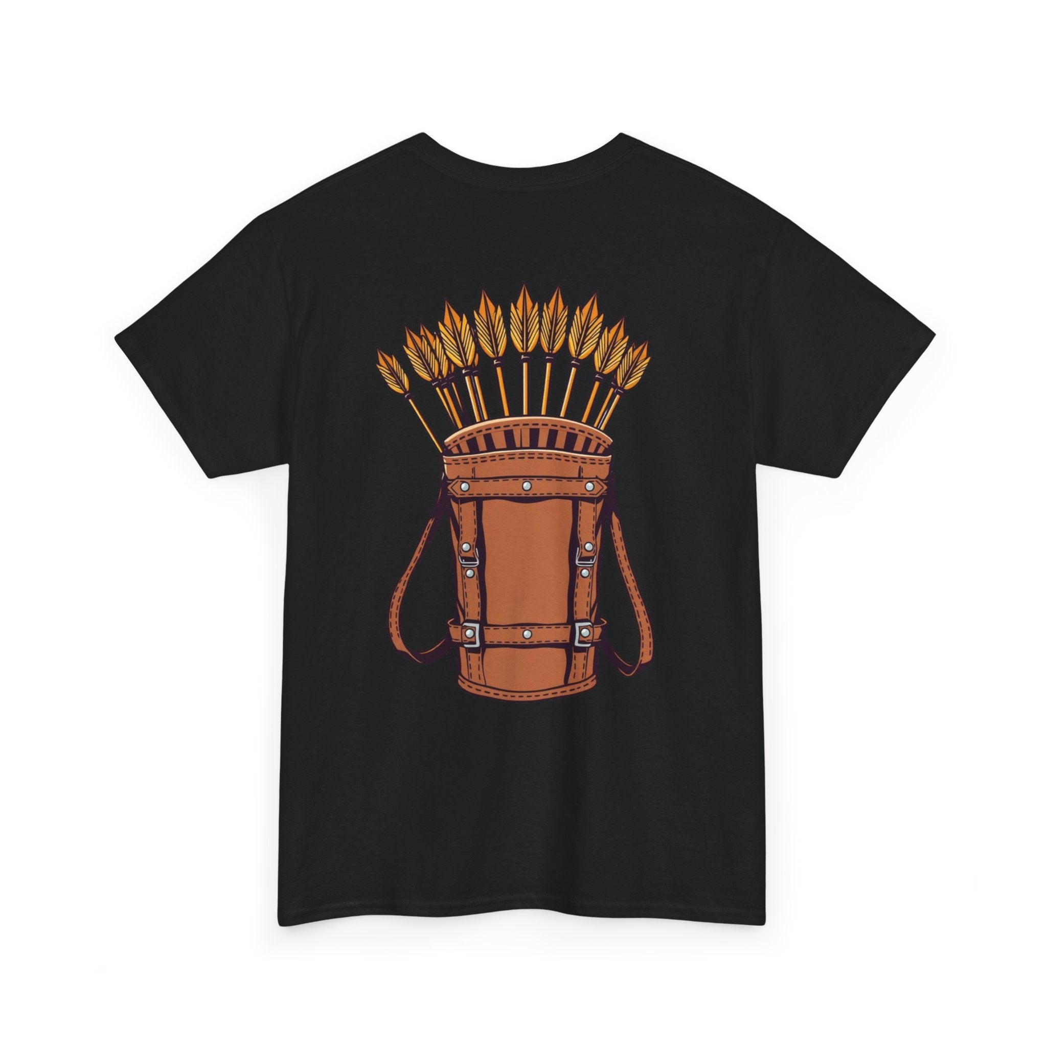 Robin Hood-Inspired Unisex Heavy Cotton Tee, Gamer Gift, Fantasy T-Shirt, Geeky Apparel, Celebration Wear, Unique Costume Tee