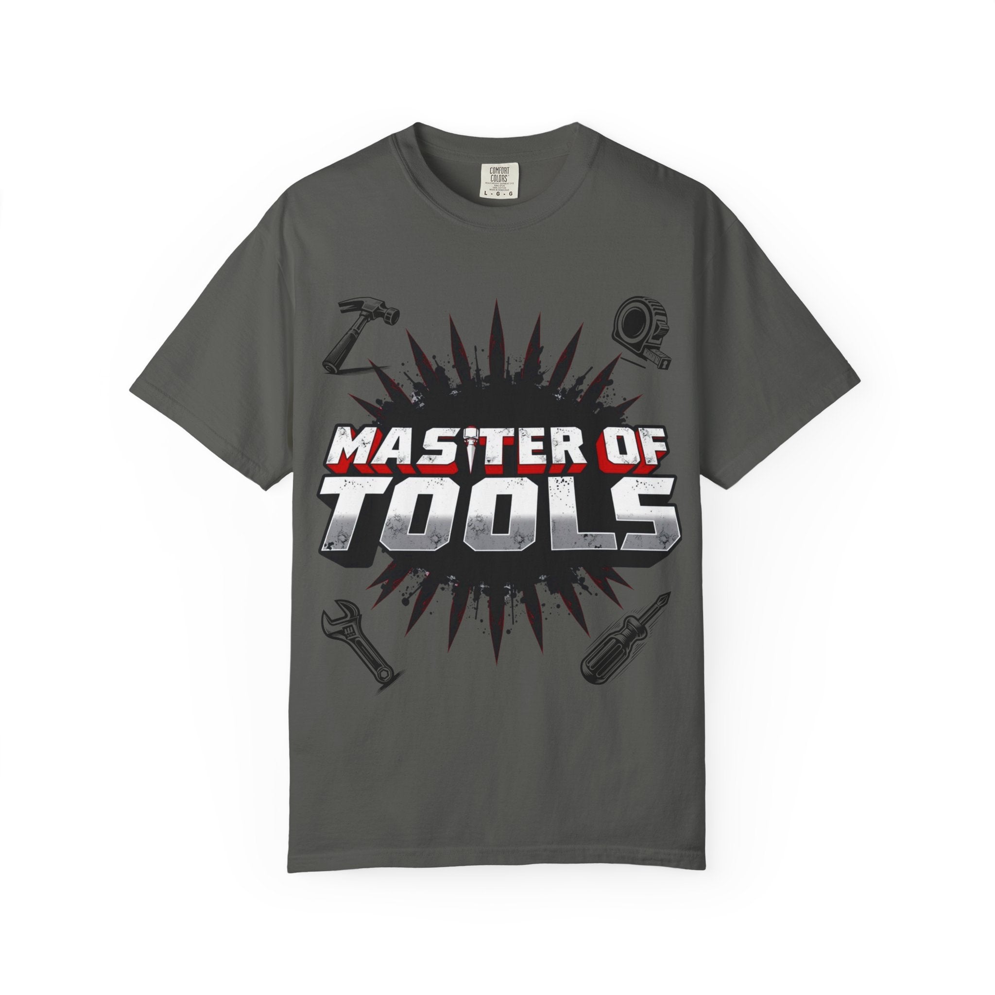 Master of Tools Unisex T-Shirt | Gift for DIY Enthusiasts | Crafting, Birthdays, Father's Day, Construction