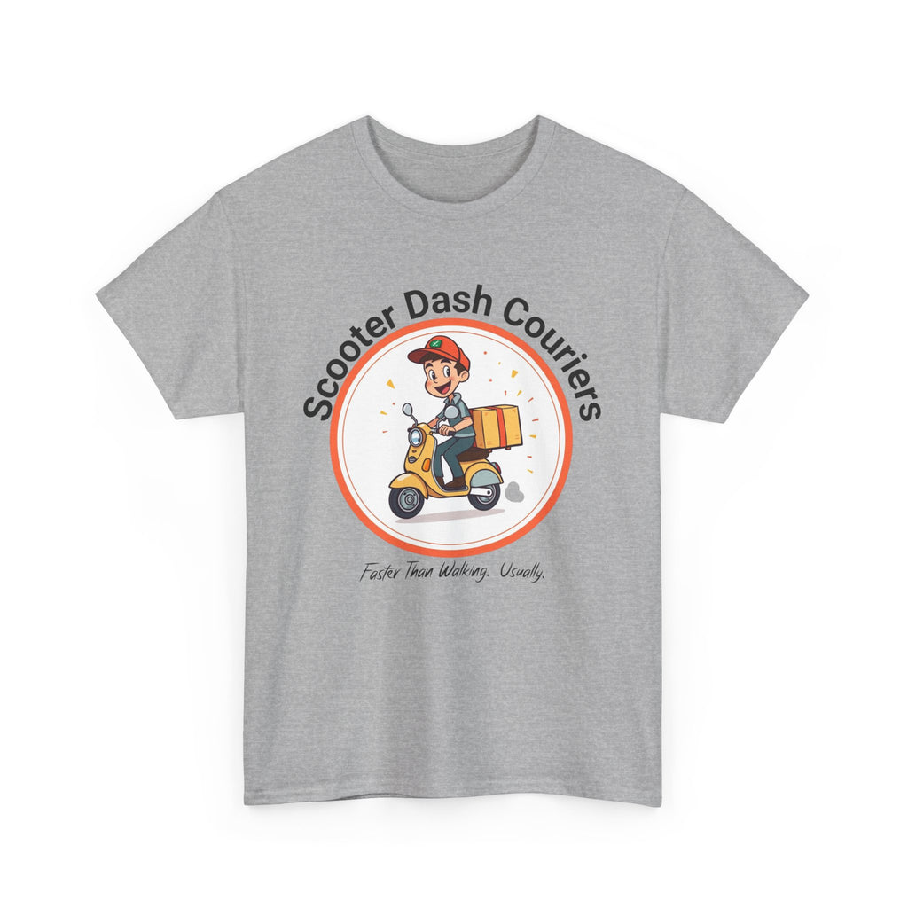 Scooter Courier Tee - Fun Urban Delivery T-Shirt, Perfect for Gifting, Casual Wear, Festivals, Everyday Use