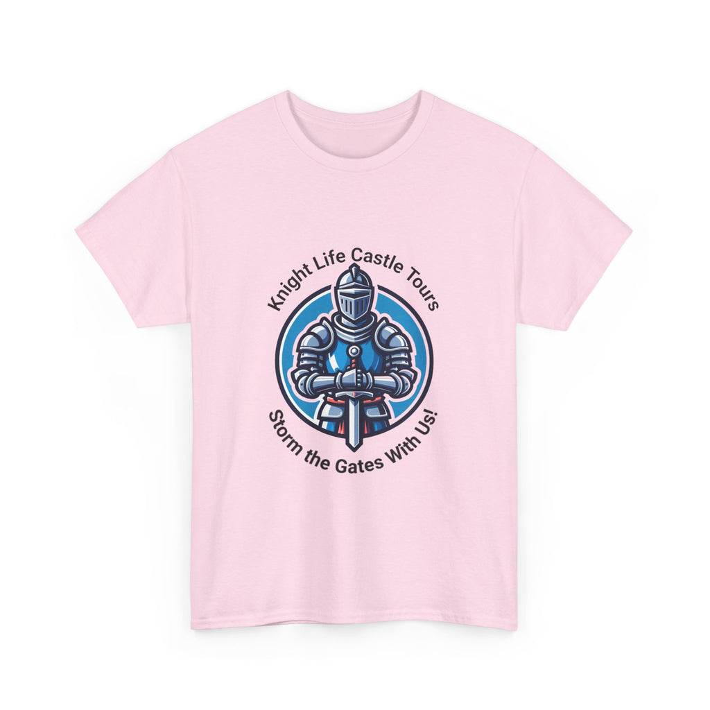 Knight Life Castle Tour Tee, Funny Graphic T-Shirt, Unisex Cotton Tee, Gift for Gamers, Summer Casual Wear, Adventure Theme Shirt