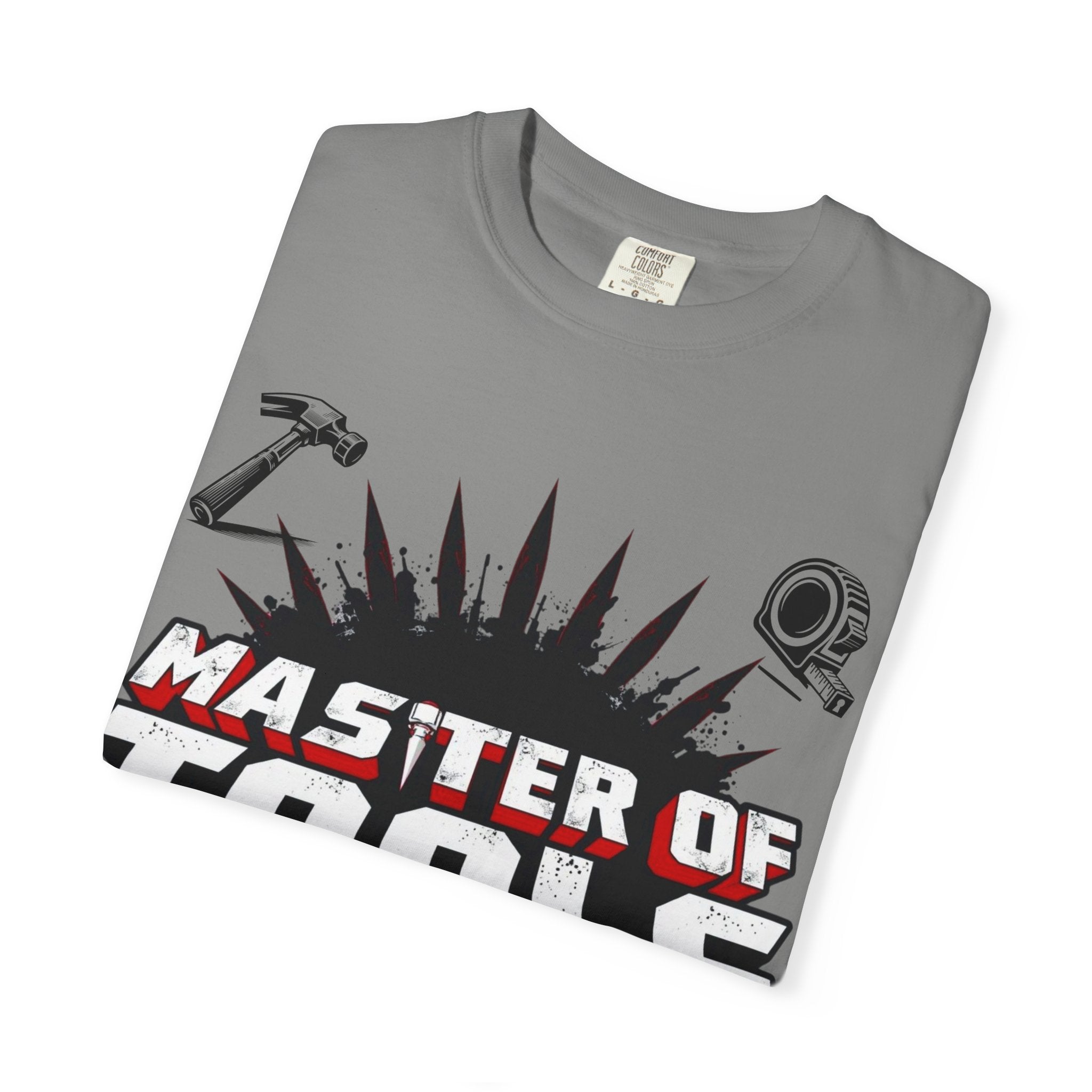 Master of Tools Unisex T-Shirt | Gift for DIY Enthusiasts | Crafting, Birthdays, Father's Day, Construction