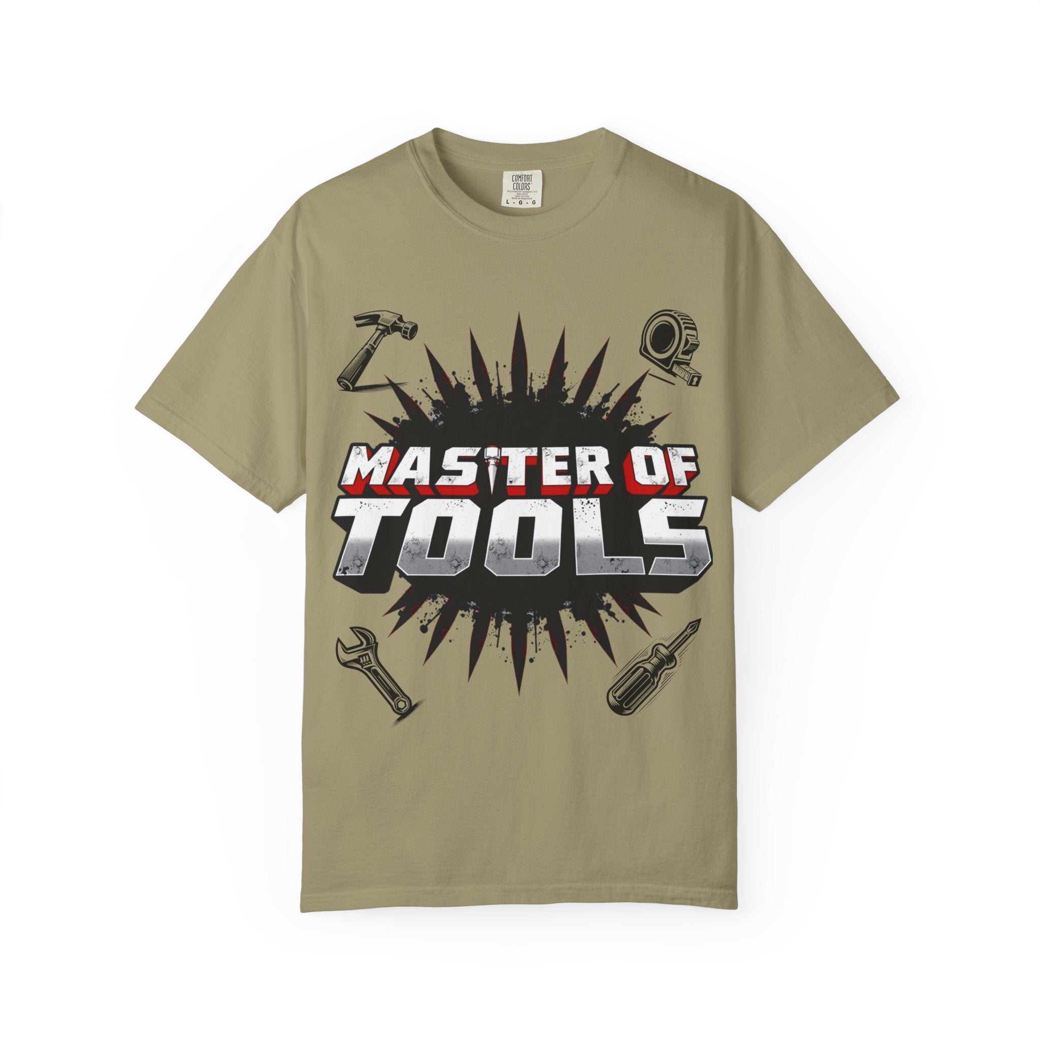 Master of Tools Unisex T-Shirt | Gift for DIY Enthusiasts | Crafting, Birthdays, Father's Day, Construction
