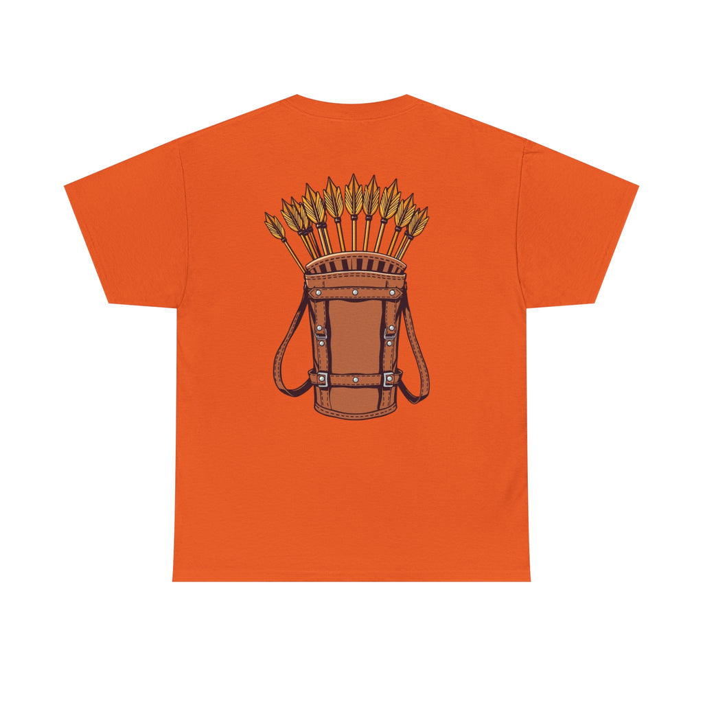Robin Hood-Inspired Unisex Heavy Cotton Tee, Gamer Gift, Fantasy T-Shirt, Geeky Apparel, Celebration Wear, Unique Costume Tee