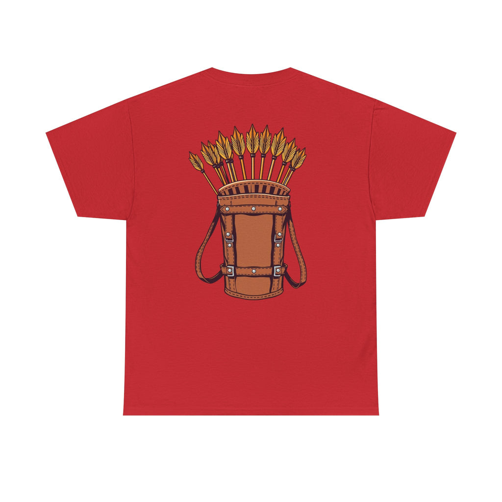 Robin Hood-Inspired Unisex Heavy Cotton Tee, Gamer Gift, Fantasy T-Shirt, Geeky Apparel, Celebration Wear, Unique Costume Tee