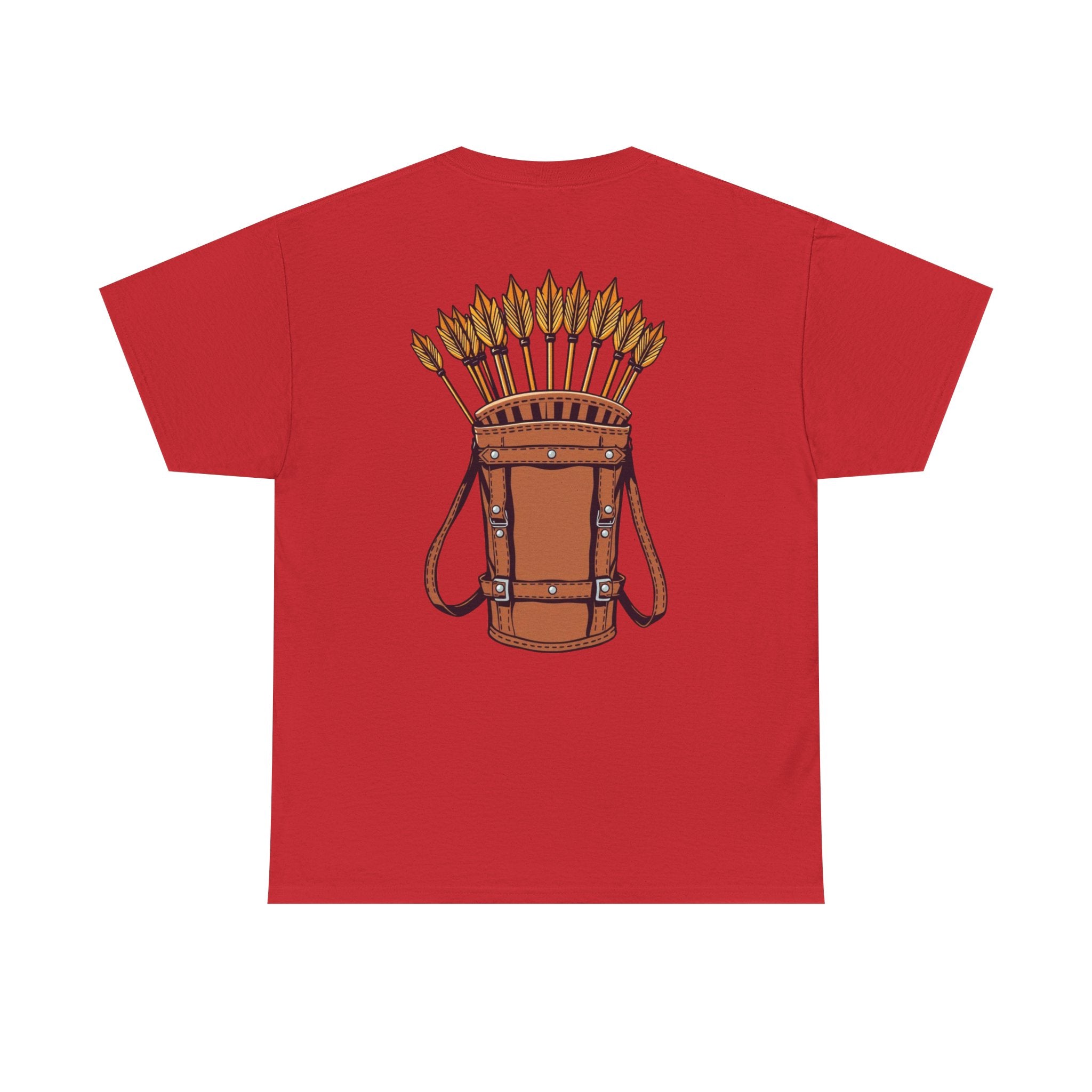 Robin Hood-Inspired Unisex Heavy Cotton Tee, Gamer Gift, Fantasy T-Shirt, Geeky Apparel, Celebration Wear, Unique Costume Tee
