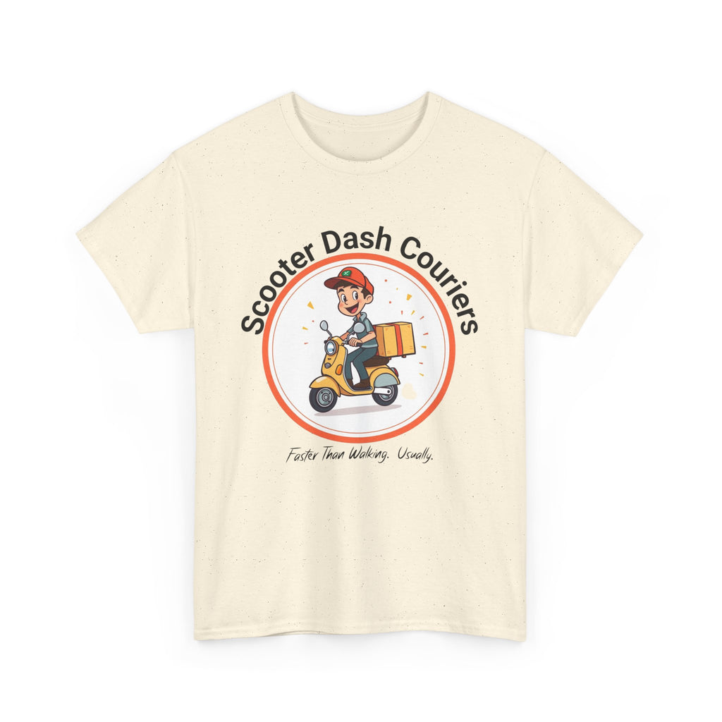 Scooter Courier Tee - Fun Urban Delivery T-Shirt, Perfect for Gifting, Casual Wear, Festivals, Everyday Use