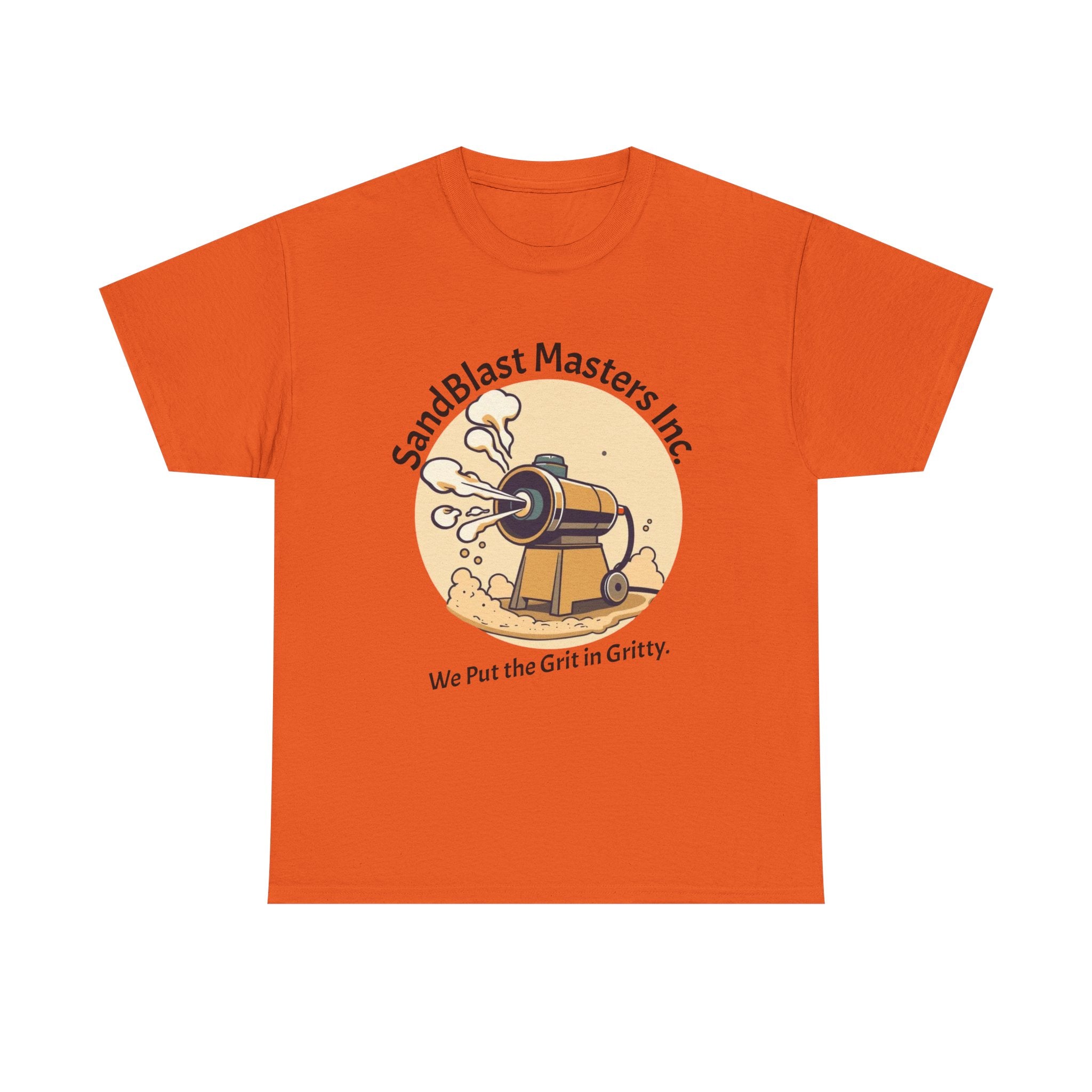 Sandblast Masters Inc. Unisex Heavy Cotton Tee - Casual Workwear, Graphic Tee, Gritty T-Shirt, Creative Gift, Comfortable Everyday Wear