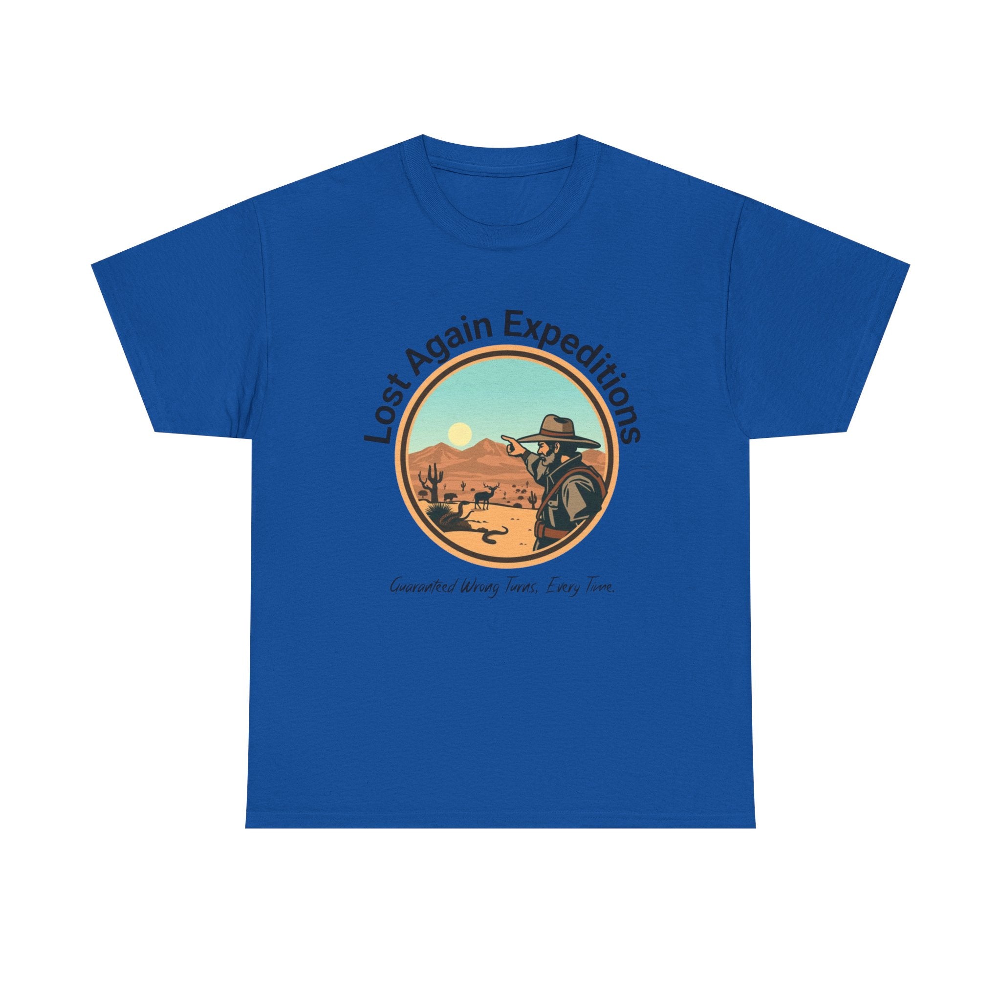 Vintage Adventure Graphic Tee, Lost Again Expeditions Shirt, Travel T-shirt, Unisex Cotton Top, Perfect Gift for Explorers