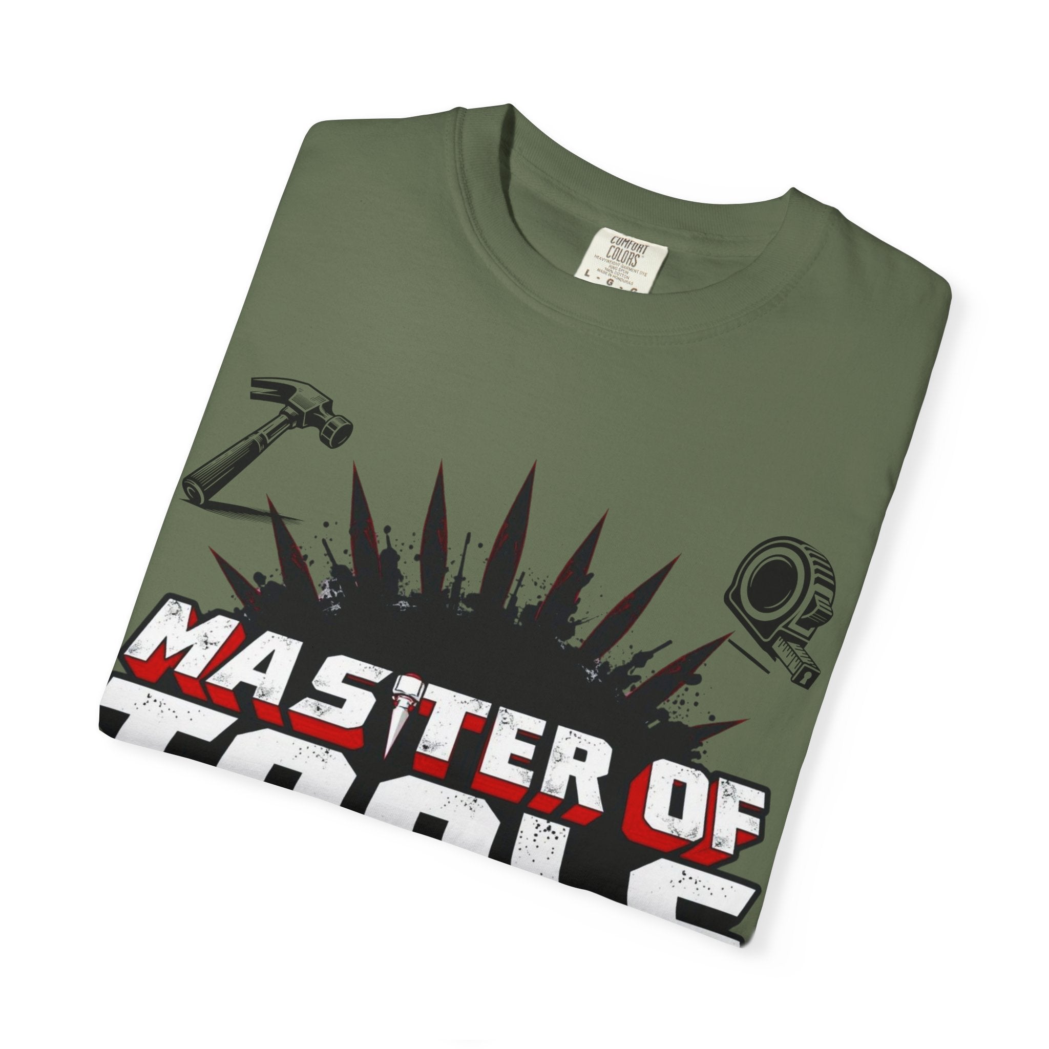 Master of Tools Unisex T-Shirt | Gift for DIY Enthusiasts | Crafting, Birthdays, Father's Day, Construction