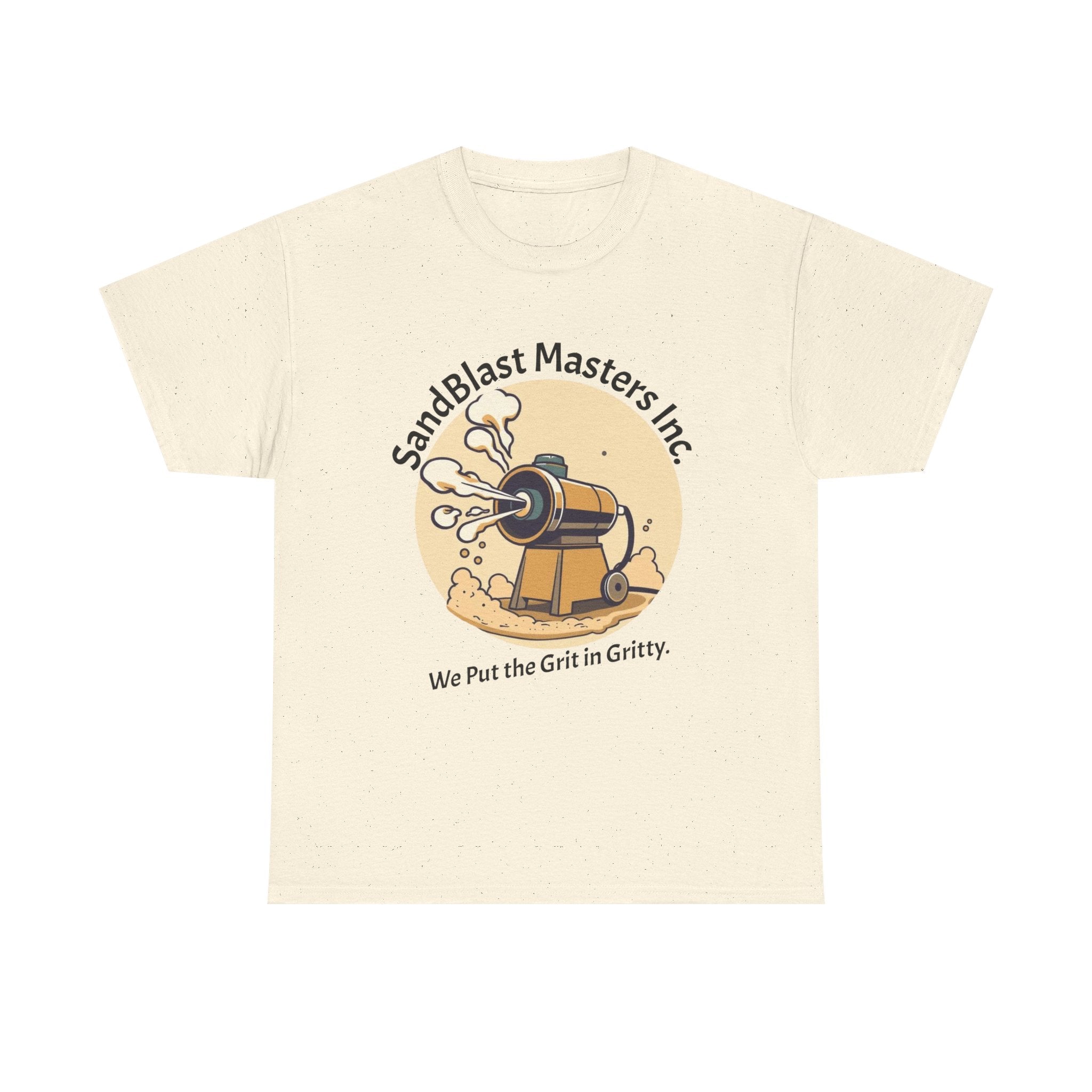 Sandblast Masters Inc. Unisex Heavy Cotton Tee - Casual Workwear, Graphic Tee, Gritty T-Shirt, Creative Gift, Comfortable Everyday Wear