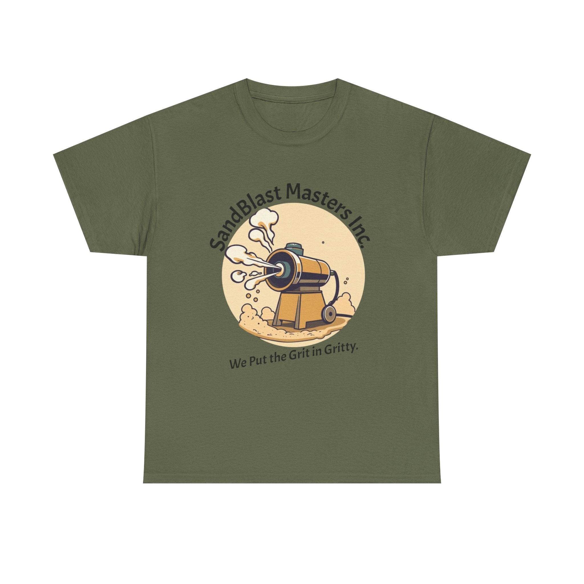 Sandblast Masters Inc. Unisex Heavy Cotton Tee - Casual Workwear, Graphic Tee, Gritty T-Shirt, Creative Gift, Comfortable Everyday Wear