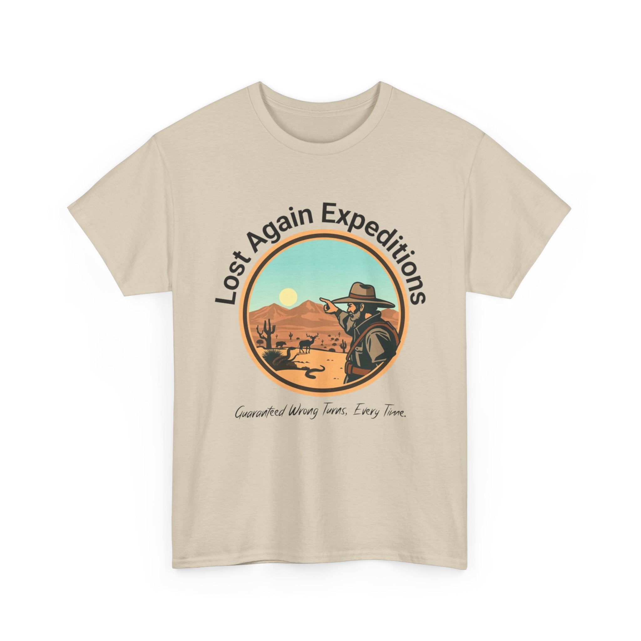 Vintage Adventure Graphic Tee, Lost Again Expeditions Shirt, Travel T-shirt, Unisex Cotton Top, Perfect Gift for Explorers