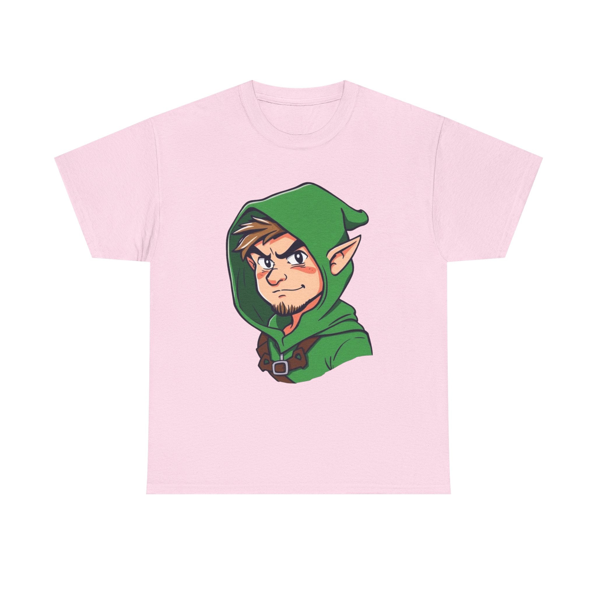 Robin Hood-Inspired Unisex Heavy Cotton Tee, Gamer Gift, Fantasy T-Shirt, Geeky Apparel, Celebration Wear, Unique Costume Tee