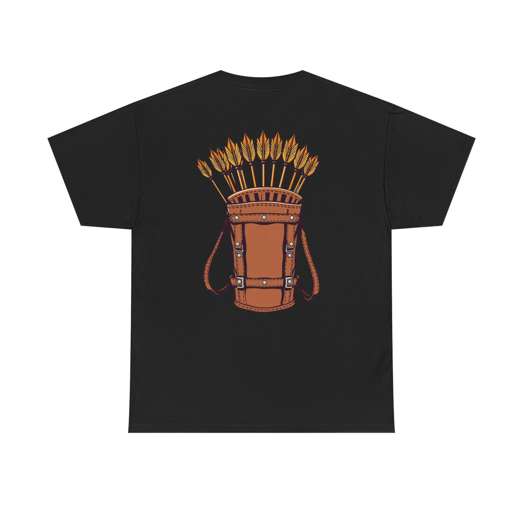 Robin Hood-Inspired Unisex Heavy Cotton Tee, Gamer Gift, Fantasy T-Shirt, Geeky Apparel, Celebration Wear, Unique Costume Tee