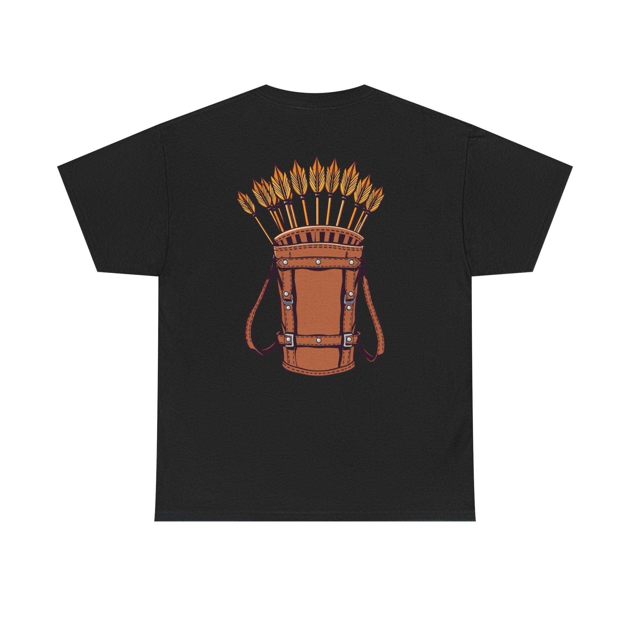 Robin Hood-Inspired Unisex Heavy Cotton Tee, Gamer Gift, Fantasy T-Shirt, Geeky Apparel, Celebration Wear, Unique Costume Tee