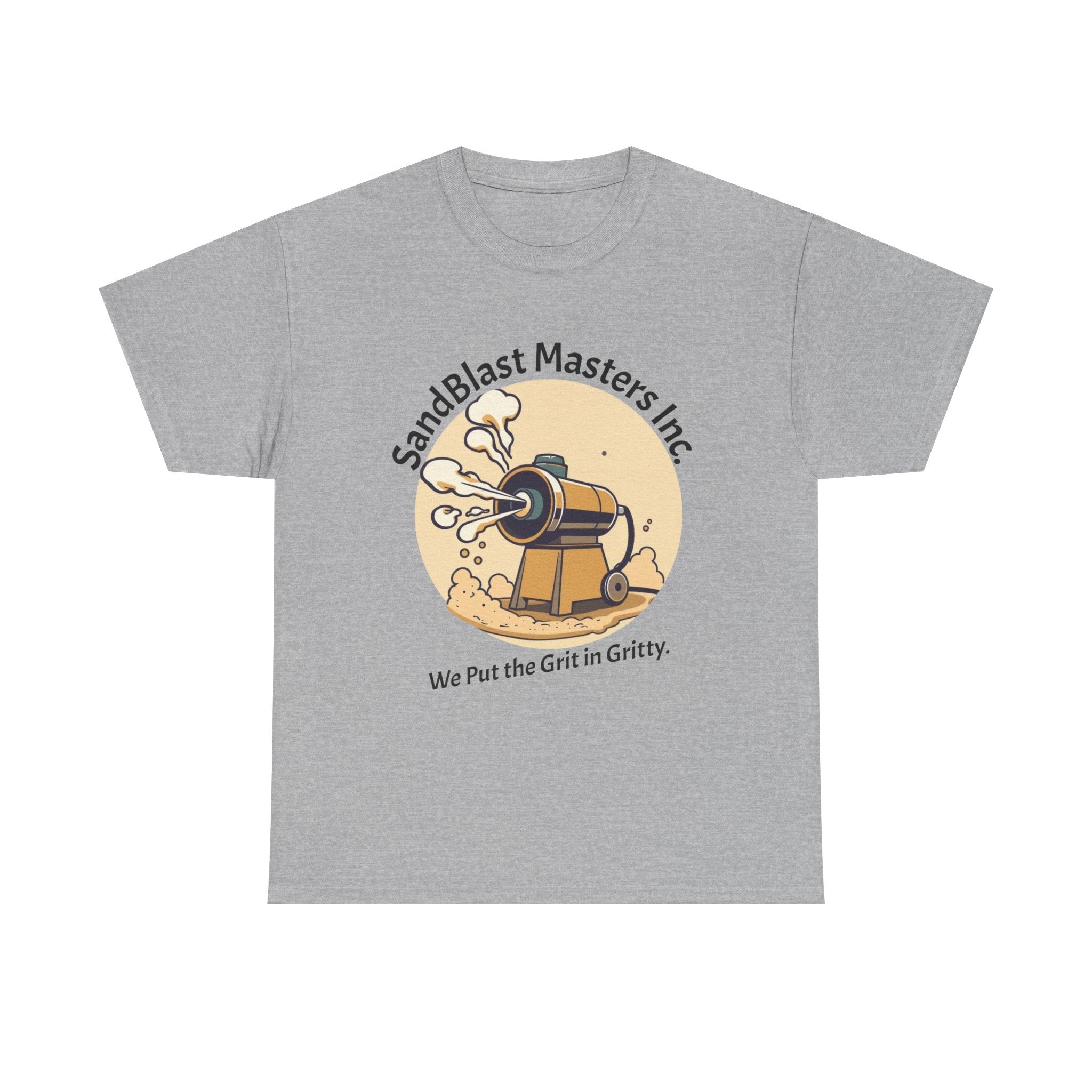 Sandblast Masters Inc. Unisex Heavy Cotton Tee - Casual Workwear, Graphic Tee, Gritty T-Shirt, Creative Gift, Comfortable Everyday Wear