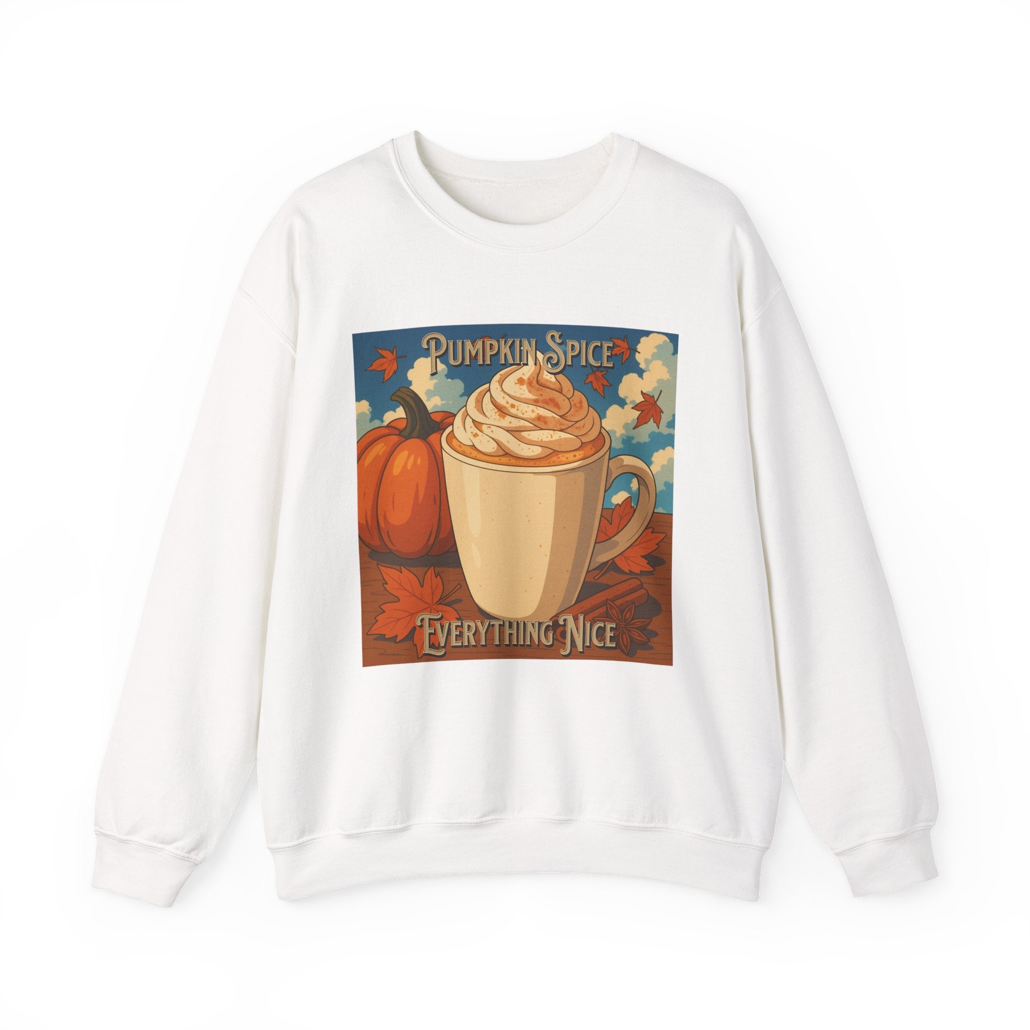 Cozy Pumpkin Spice Sweatshirt | Fall Fashion, Sweatshirt Gift, Autumn Style, Coffee Lover Apparel, Thanksgiving Outfit