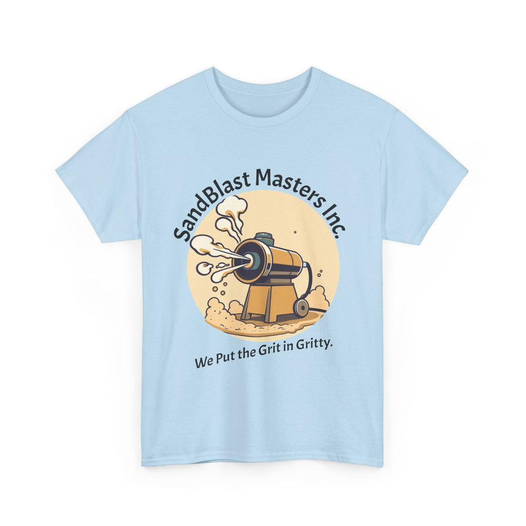 Sandblast Masters Inc. Unisex Heavy Cotton Tee - Casual Workwear, Graphic Tee, Gritty T-Shirt, Creative Gift, Comfortable Everyday Wear