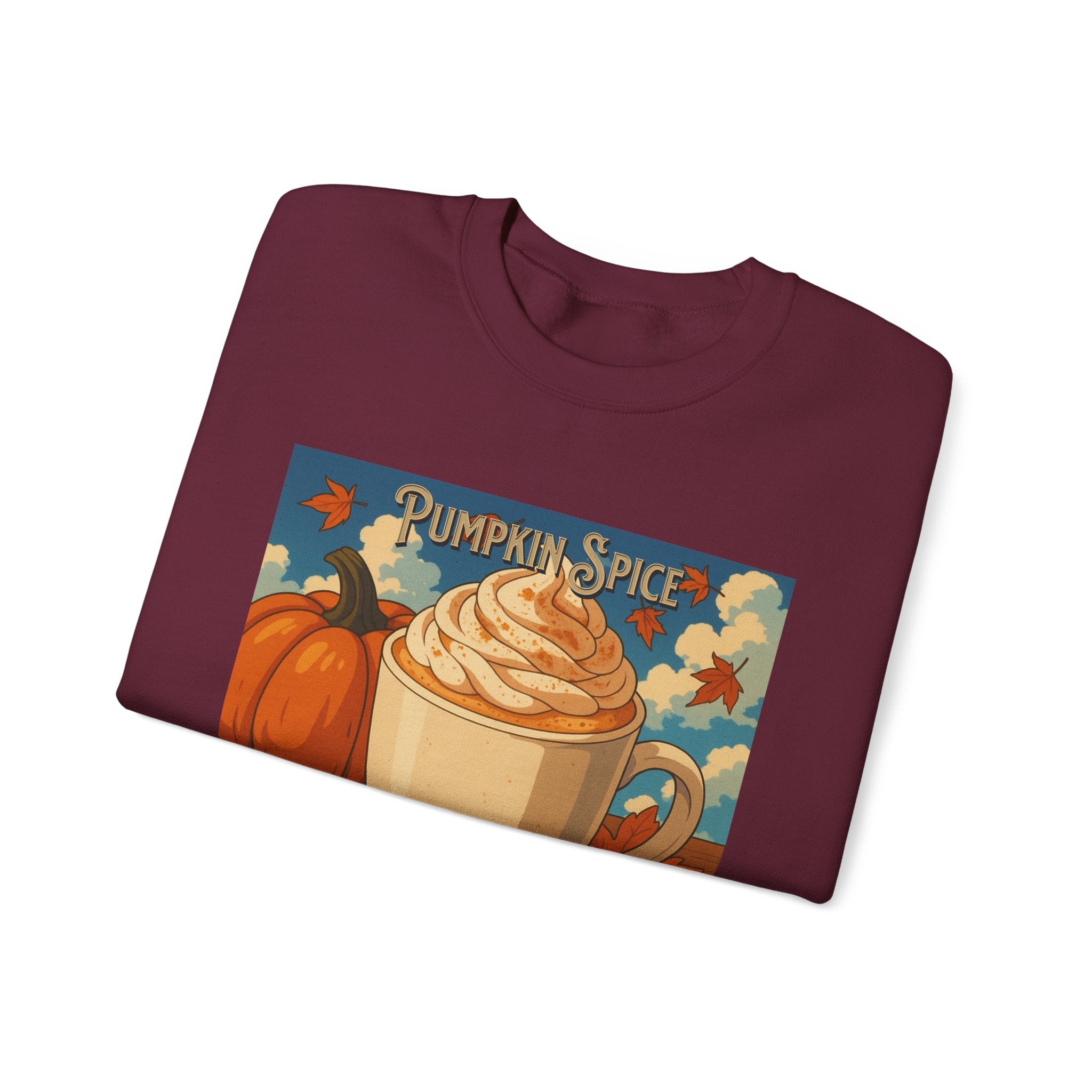 Cozy Pumpkin Spice Sweatshirt | Fall Fashion, Sweatshirt Gift, Autumn Style, Coffee Lover Apparel, Thanksgiving Outfit