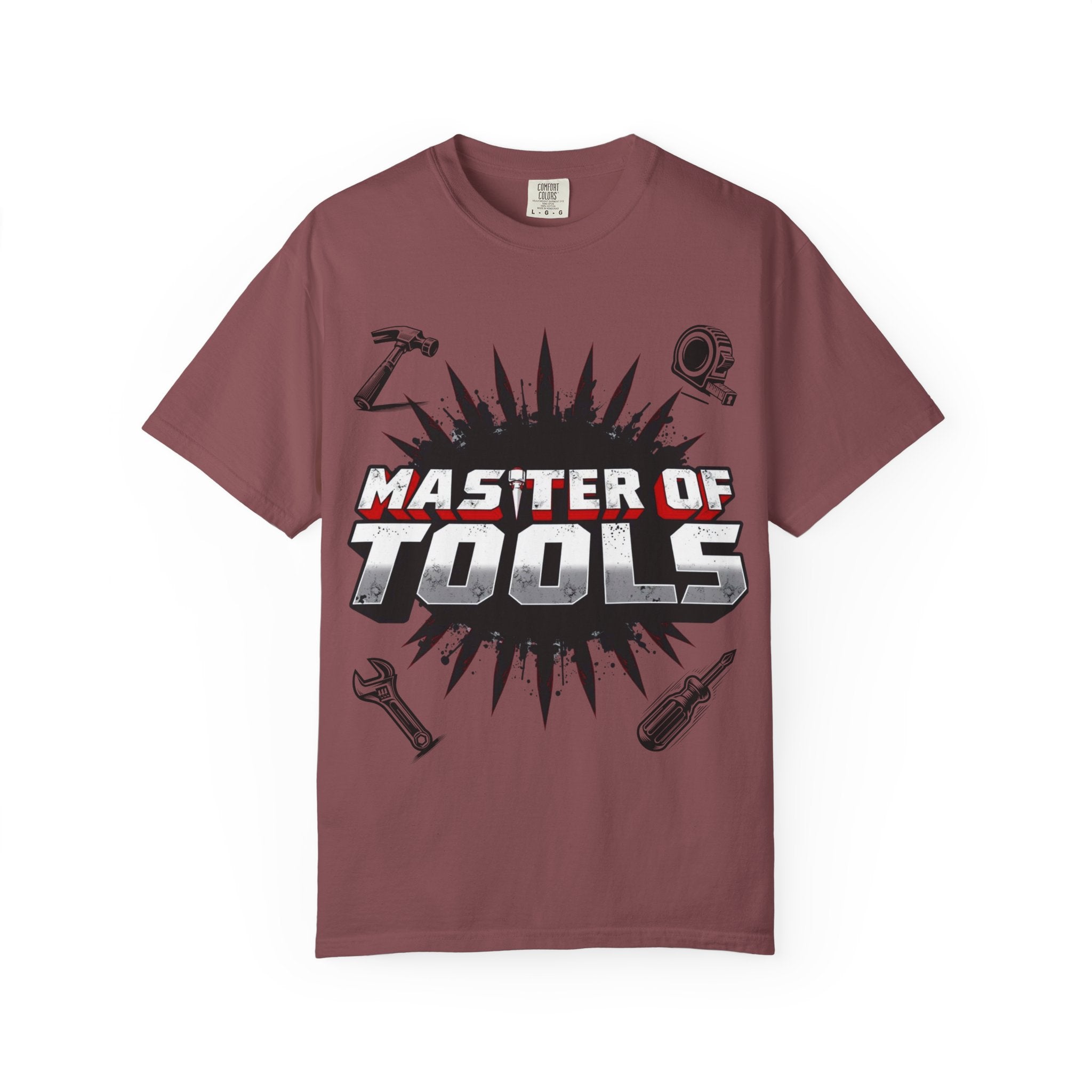 Master of Tools Unisex T-Shirt | Gift for DIY Enthusiasts | Crafting, Birthdays, Father's Day, Construction