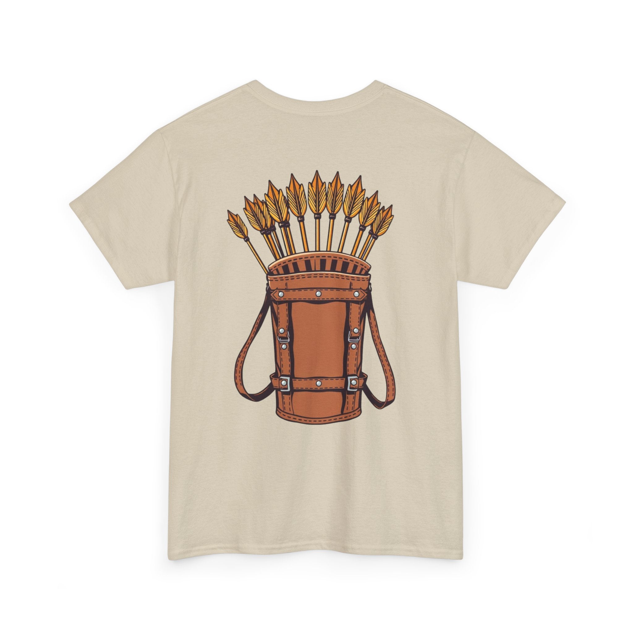 Robin Hood-Inspired Unisex Heavy Cotton Tee, Gamer Gift, Fantasy T-Shirt, Geeky Apparel, Celebration Wear, Unique Costume Tee