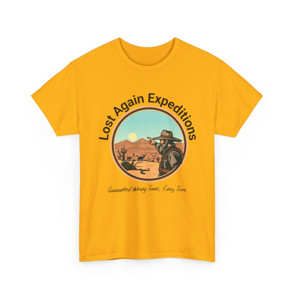 Vintage Adventure Graphic Tee, Lost Again Expeditions Shirt, Travel T-shirt, Unisex Cotton Top, Perfect Gift for Explorers