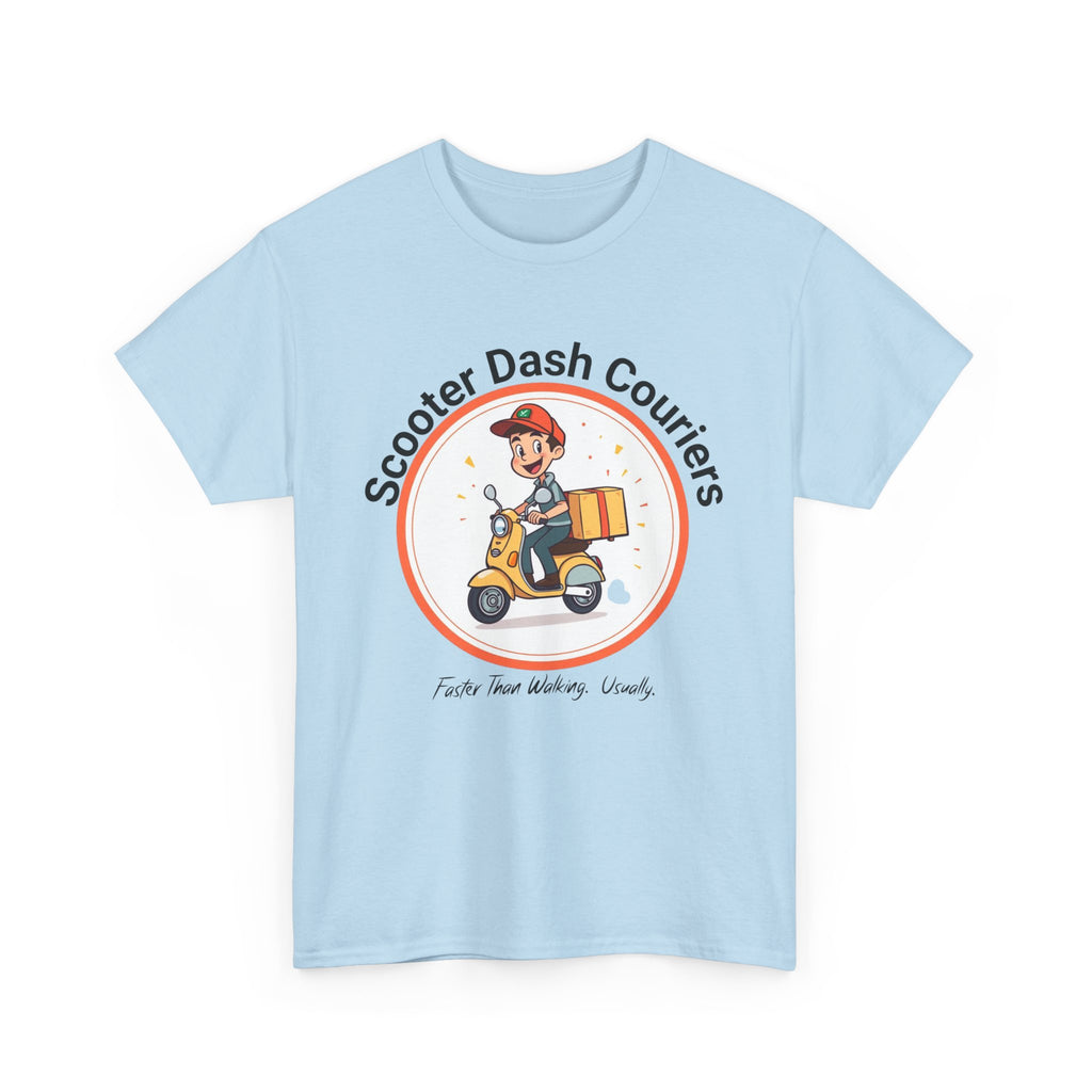 Scooter Courier Tee - Fun Urban Delivery T-Shirt, Perfect for Gifting, Casual Wear, Festivals, Everyday Use