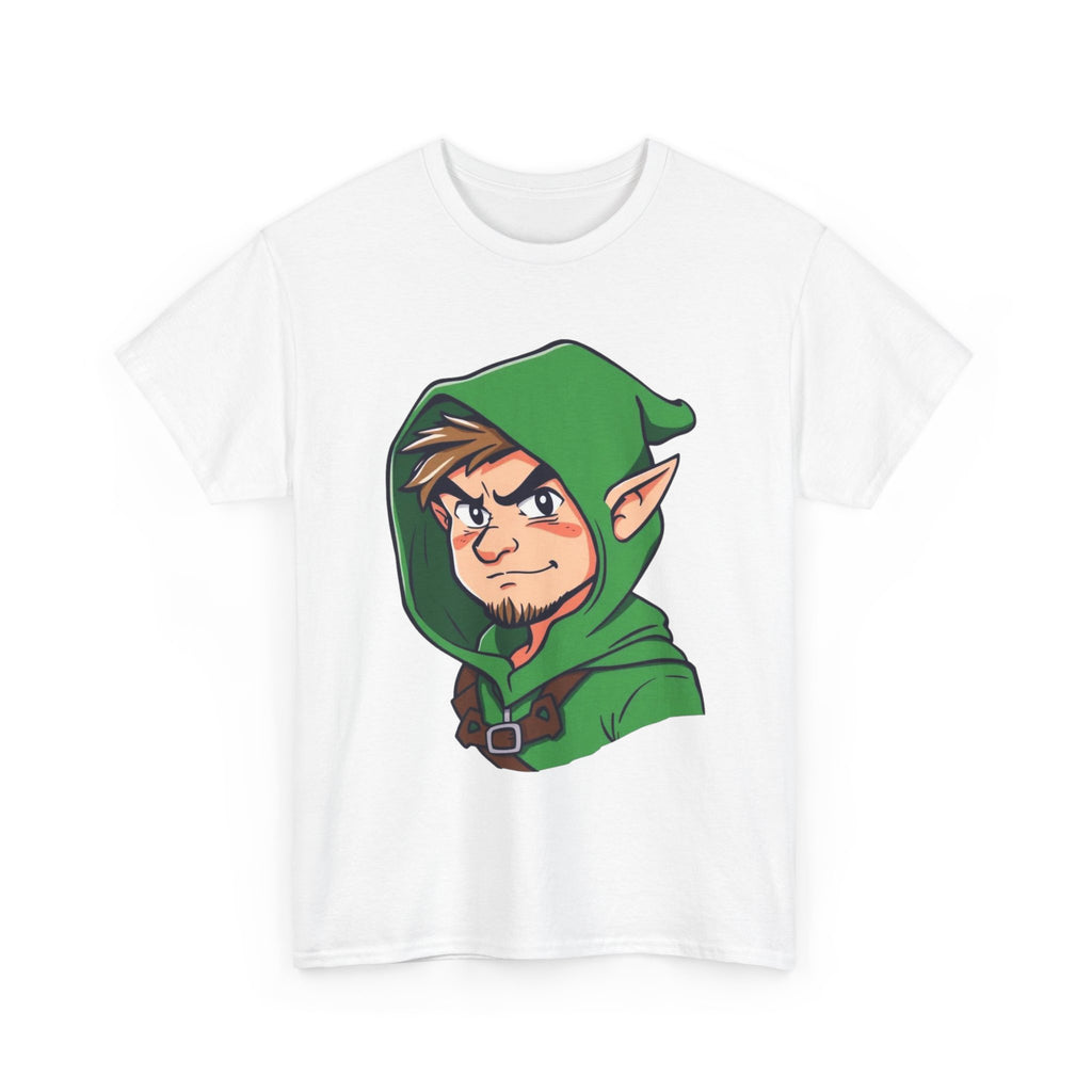 Robin Hood-Inspired Unisex Heavy Cotton Tee, Gamer Gift, Fantasy T-Shirt, Geeky Apparel, Celebration Wear, Unique Costume Tee
