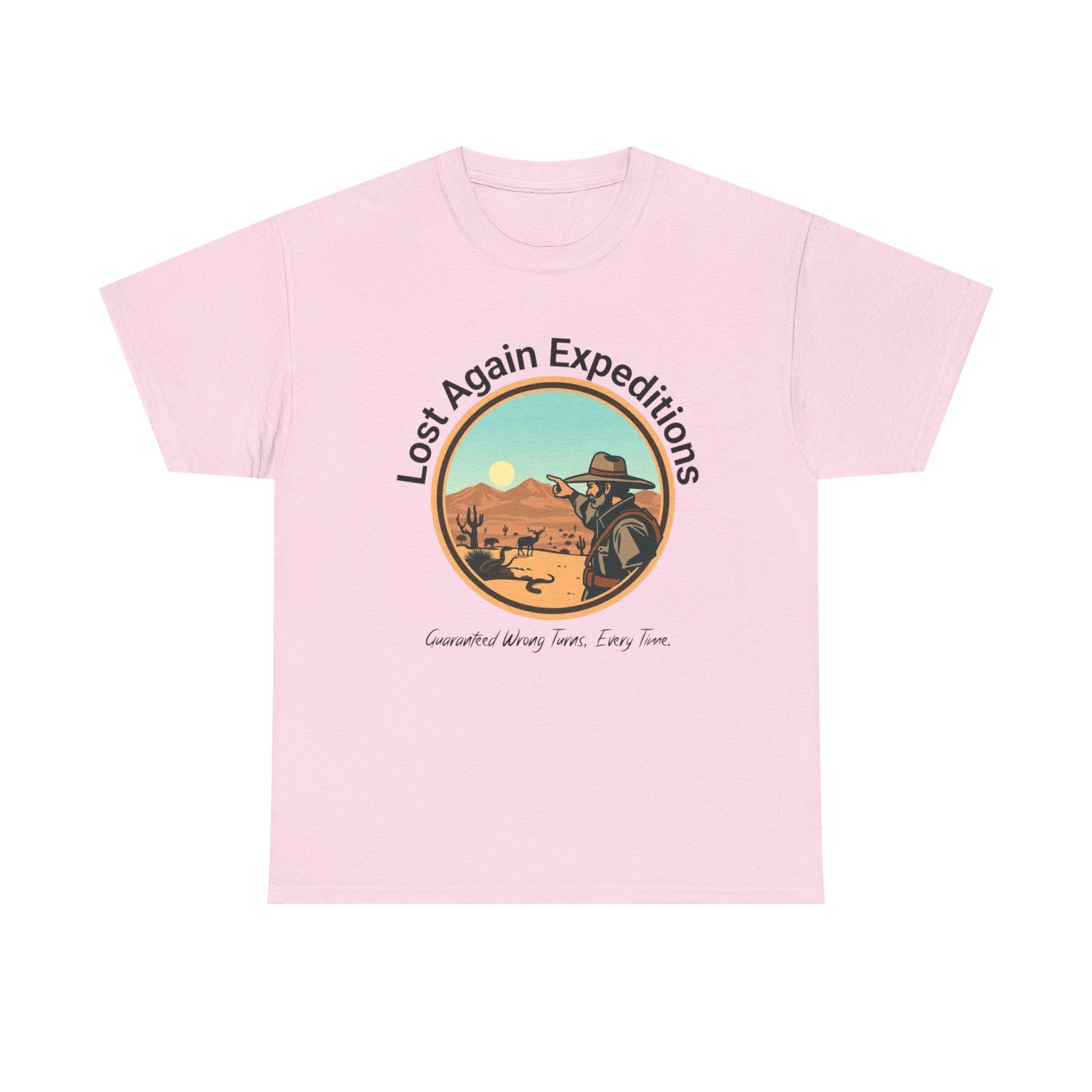 Vintage Adventure Graphic Tee, Lost Again Expeditions Shirt, Travel T-shirt, Unisex Cotton Top, Perfect Gift for Explorers