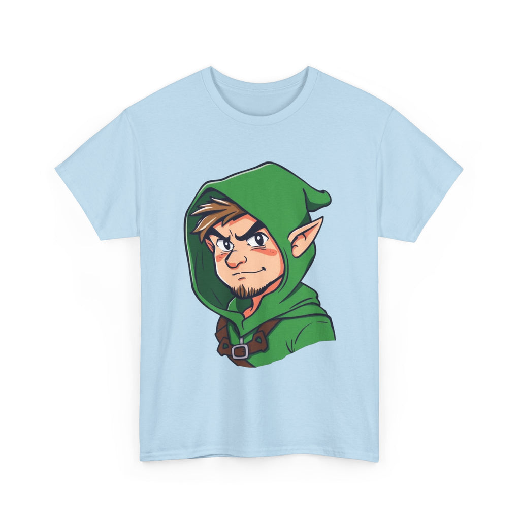 Robin Hood-Inspired Unisex Heavy Cotton Tee, Gamer Gift, Fantasy T-Shirt, Geeky Apparel, Celebration Wear, Unique Costume Tee