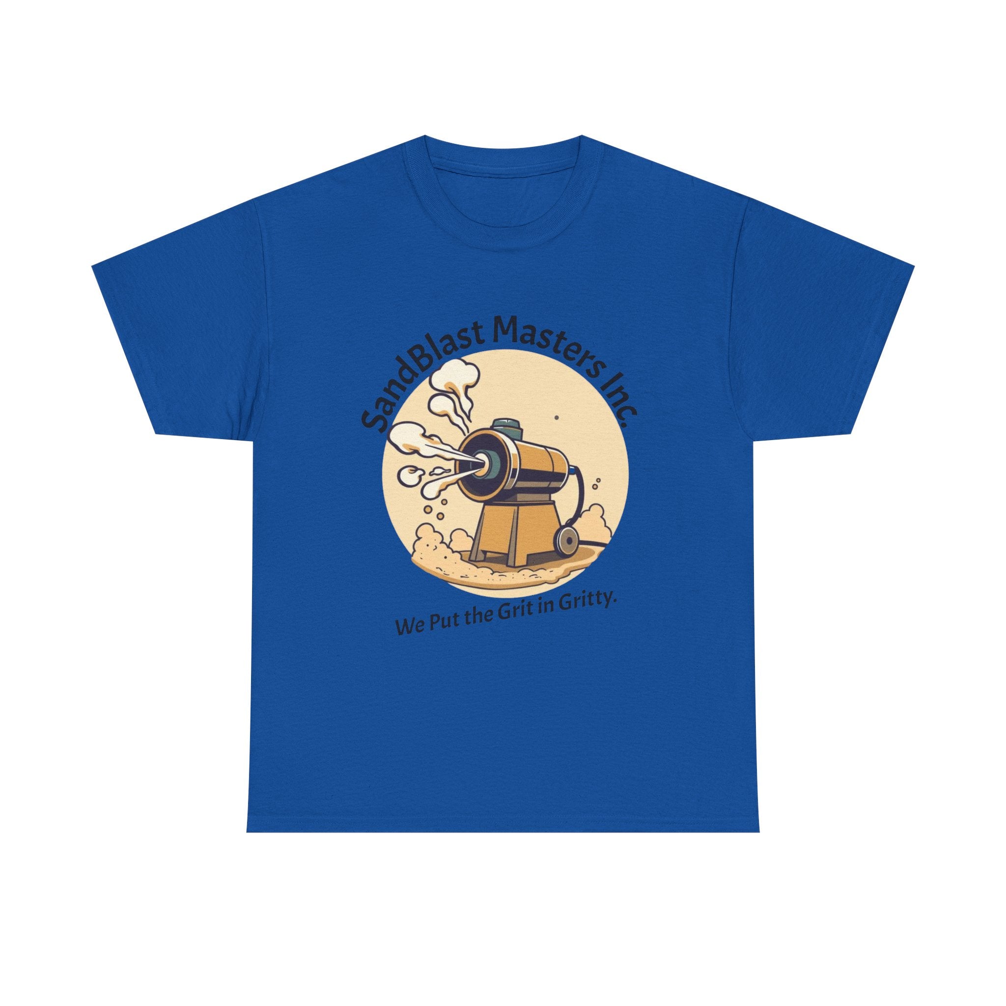 Sandblast Masters Inc. Unisex Heavy Cotton Tee - Casual Workwear, Graphic Tee, Gritty T-Shirt, Creative Gift, Comfortable Everyday Wear