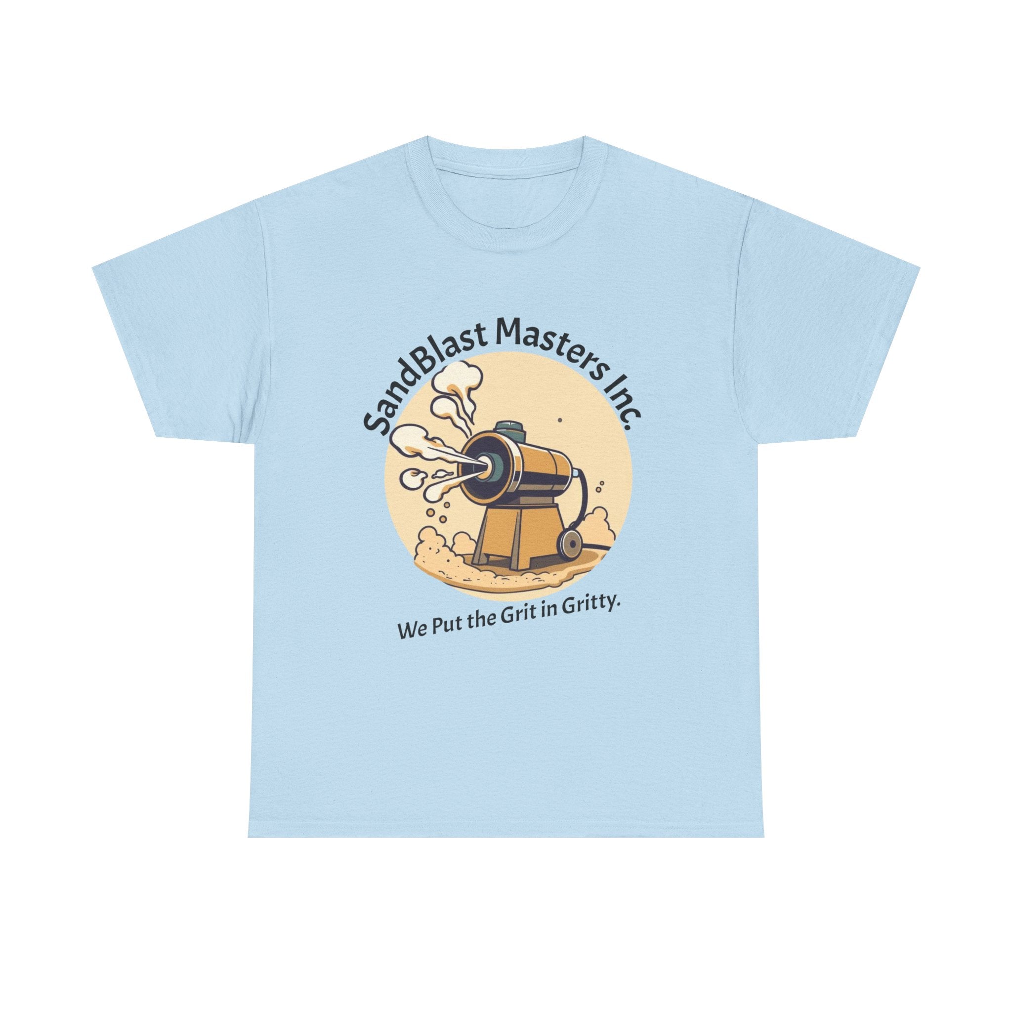 Sandblast Masters Inc. Unisex Heavy Cotton Tee - Casual Workwear, Graphic Tee, Gritty T-Shirt, Creative Gift, Comfortable Everyday Wear