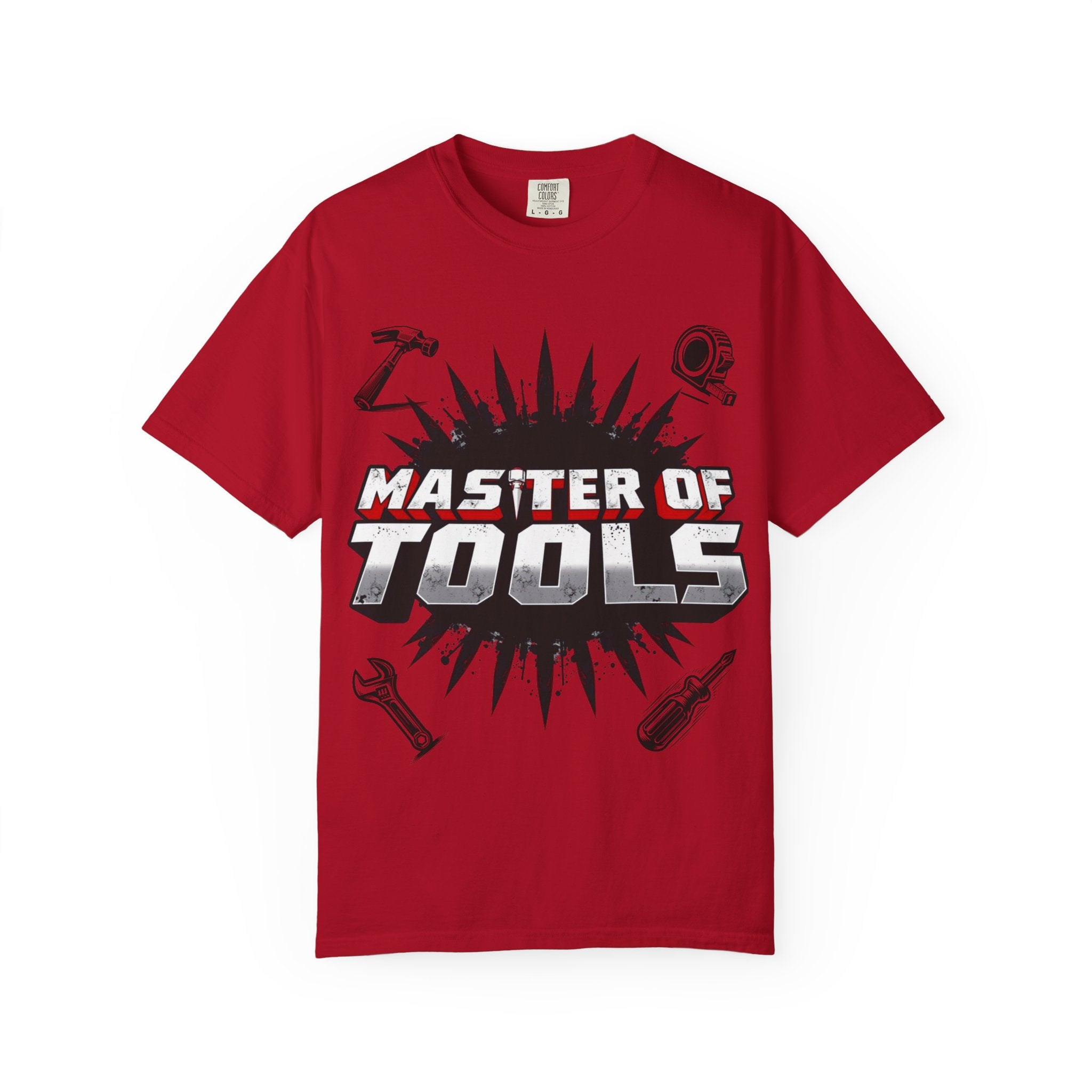 Master of Tools Unisex T-Shirt | Gift for DIY Enthusiasts | Crafting, Birthdays, Father's Day, Construction
